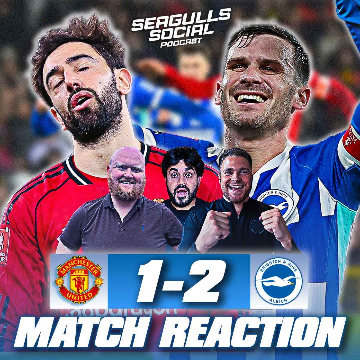 Managerless Man Utd Wel-beaten As Seagulls Soar | Manchester United 1-2 Brighton | MATCH REACTION