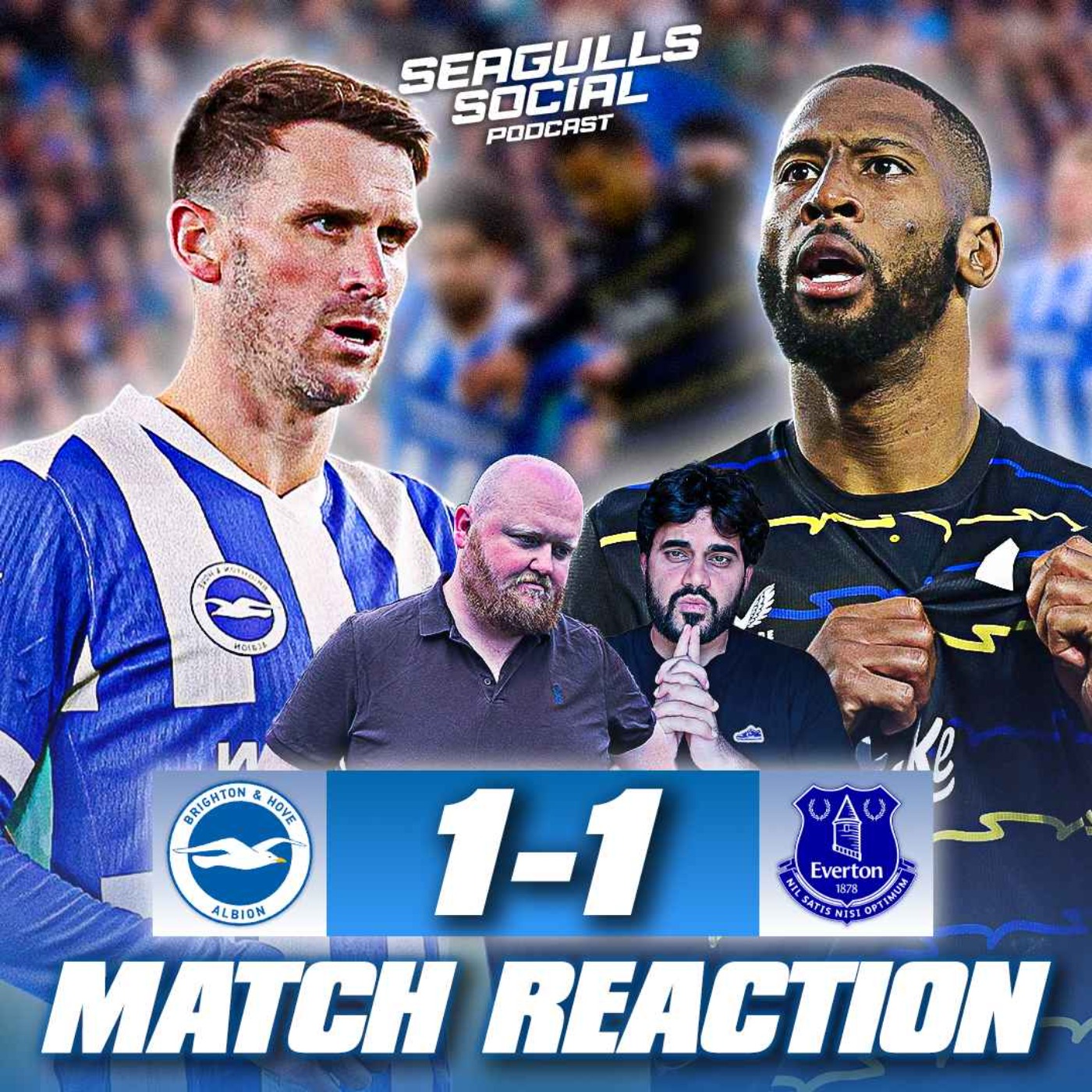 Last Gasp Bomba By Beto Denies Seagulls | Brighton 1-1 Everton | MATCH REACTION