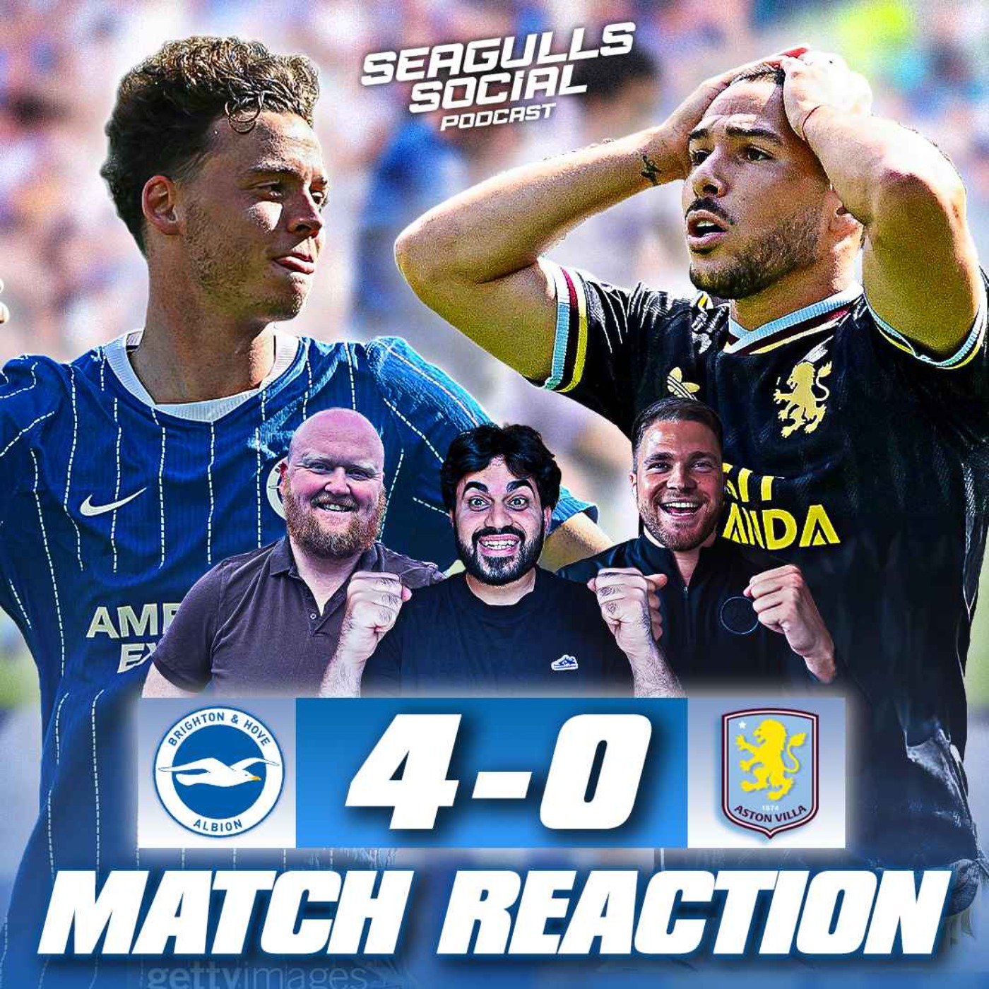 37 MORE CUP FINALS TO GO! | Brighton 4-0 Aston Villa | MATCH REACTION