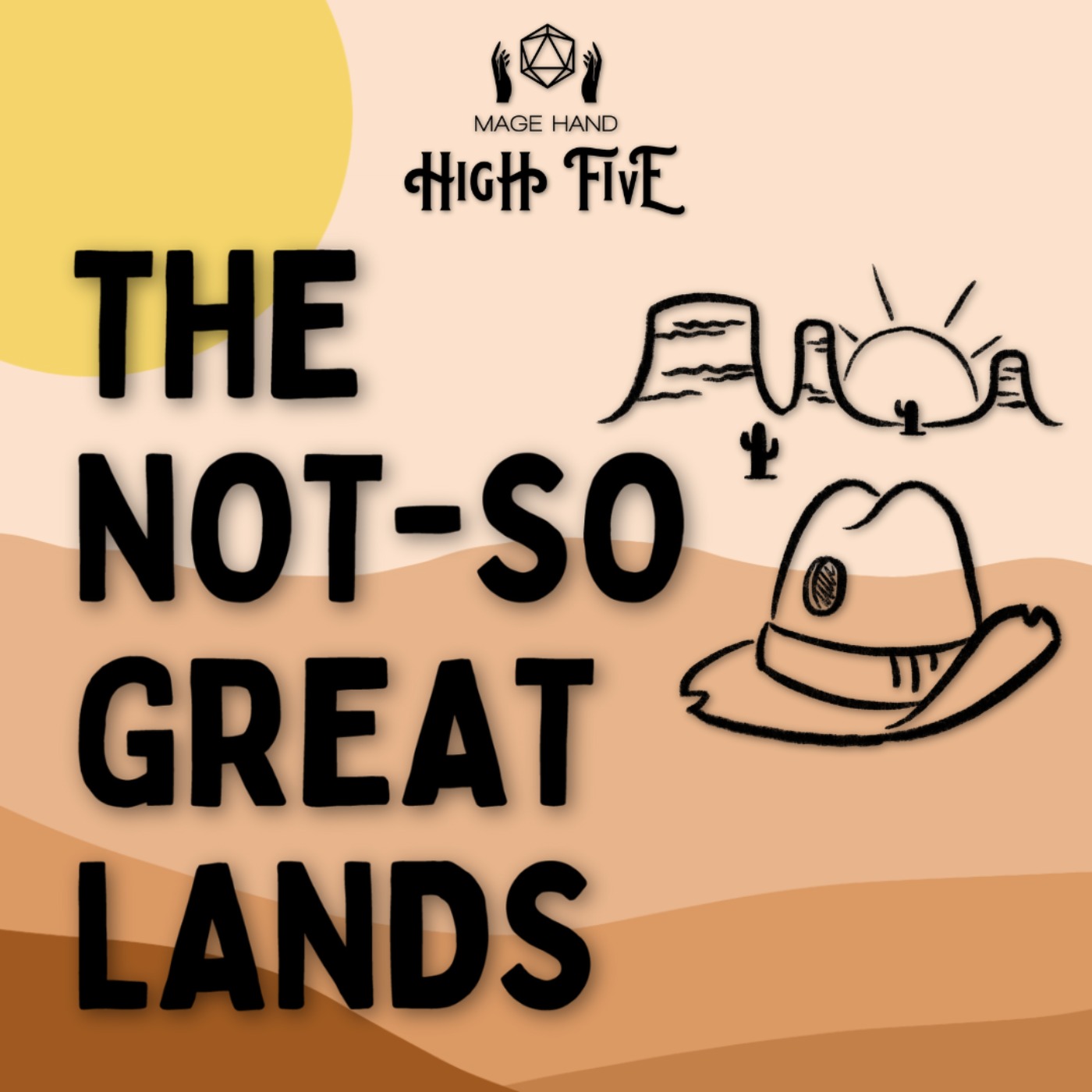 cover art for The Not-So-Great Lands: A Tabletop Gone Mad Adventure