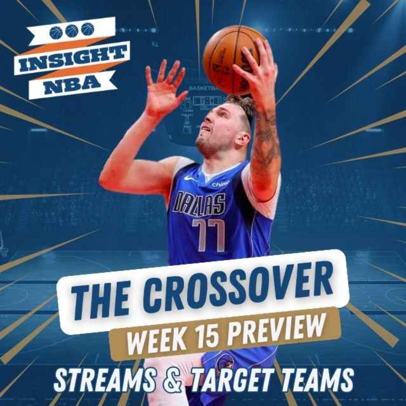 NBA Fantasy Basketball | The Crossover | Week 15 | Schedule Analysis, Waiver Adds, and NBA News episode artwork