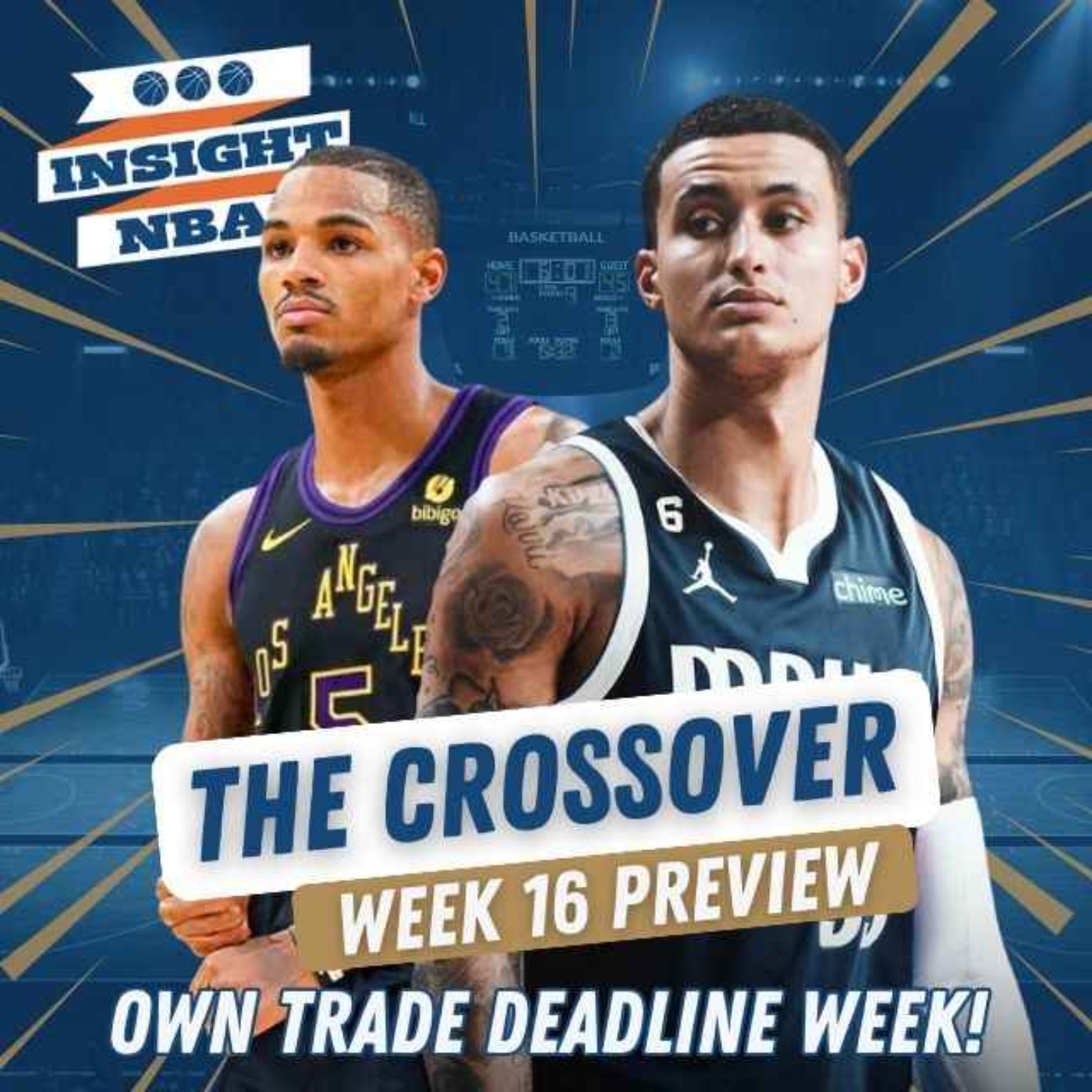 NBA Fantasy Basketball | Week 16 Preview | The Crossover | Schedule Analysis, Waiver Adds, and more episode artwork