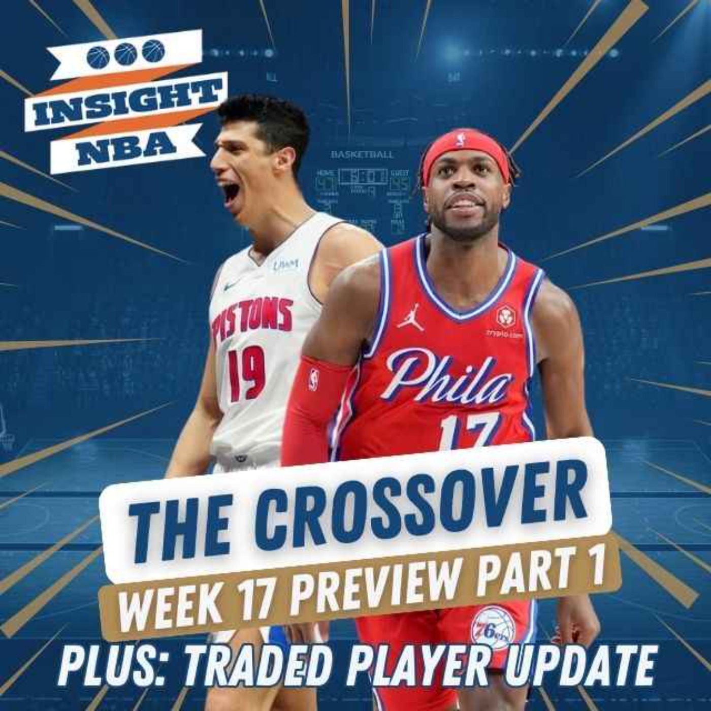 NBA Fantasy Basketball | Week 17 Preview Part 1 | The Crossover | Schedule Analysis, and more episode artwork