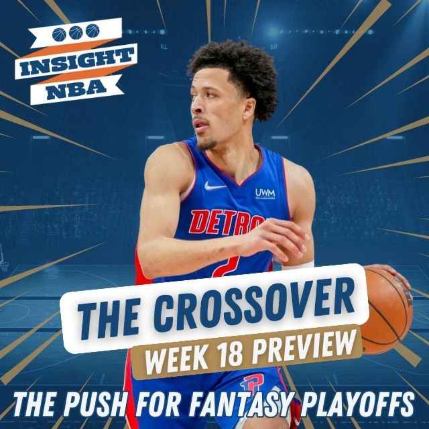 NBA Fantasy Basketball | Week 18 Preview | The Crossover | Schedule Analysis & Making a Playoff Push episode artwork