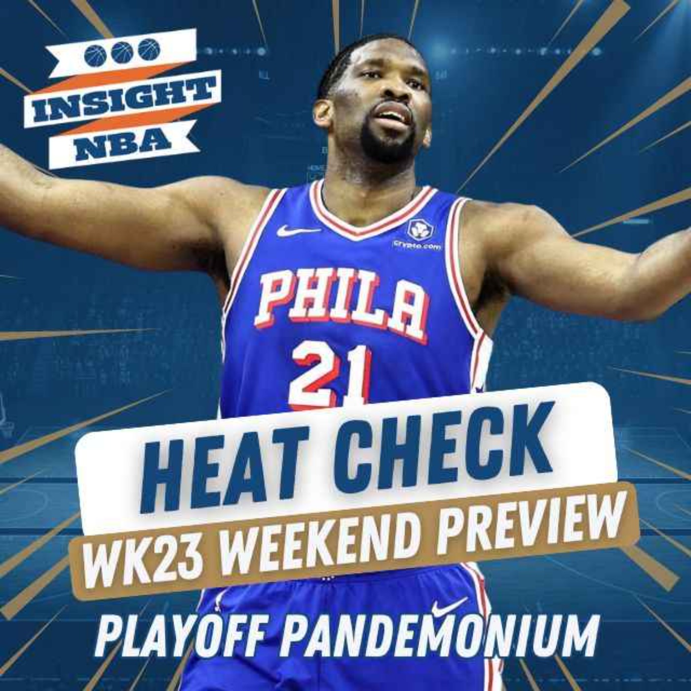 cover art for NBA Fantasy Basketball | Heat Check Playoffs Edition | Week 23 Weekend Preview