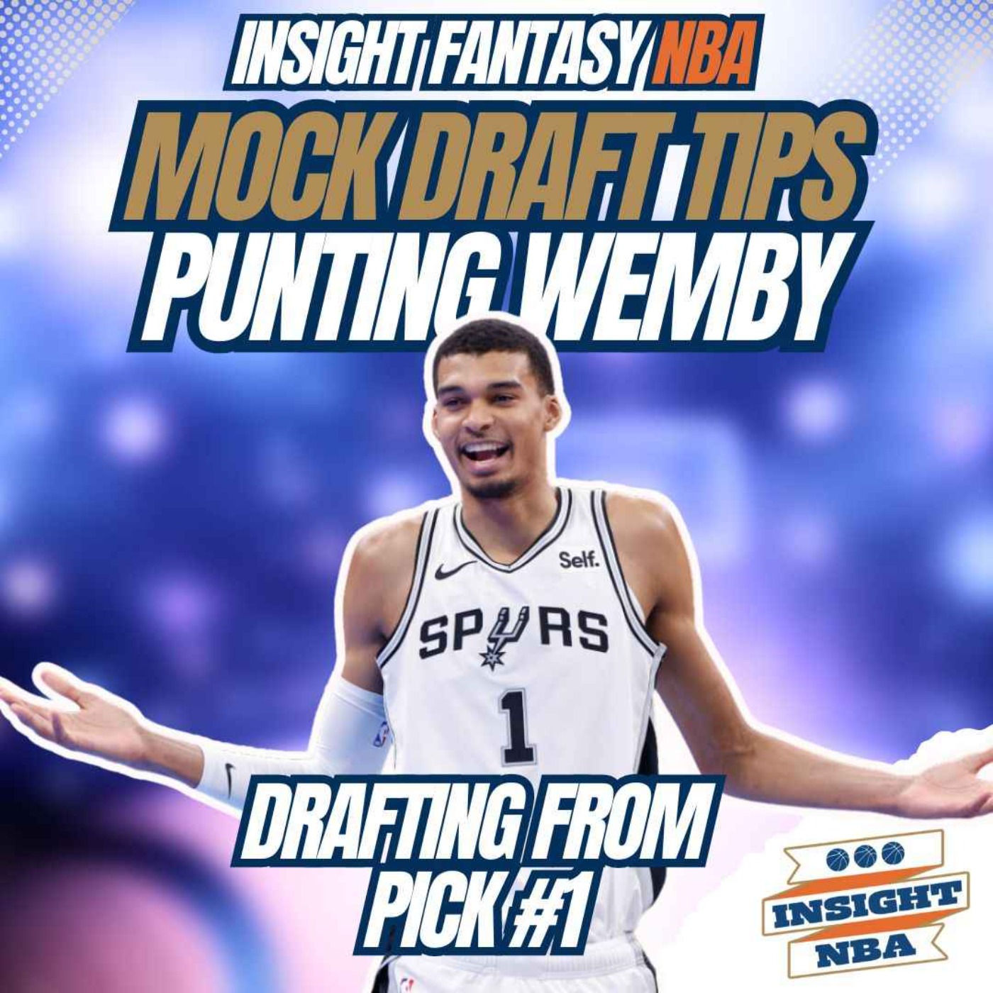 NBA Fantasy Basketball | Mock Draft From Pick 1 | Punting Wemby episode artwork