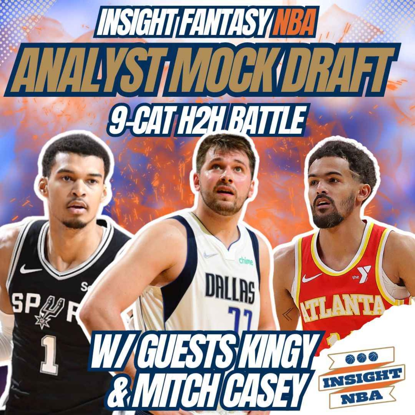 NBA Fantasy Basketball | LATEST ANALYST MOCK DRAFT BREAKDOWN | 9-CAT H2H SCORCHER episode artwork