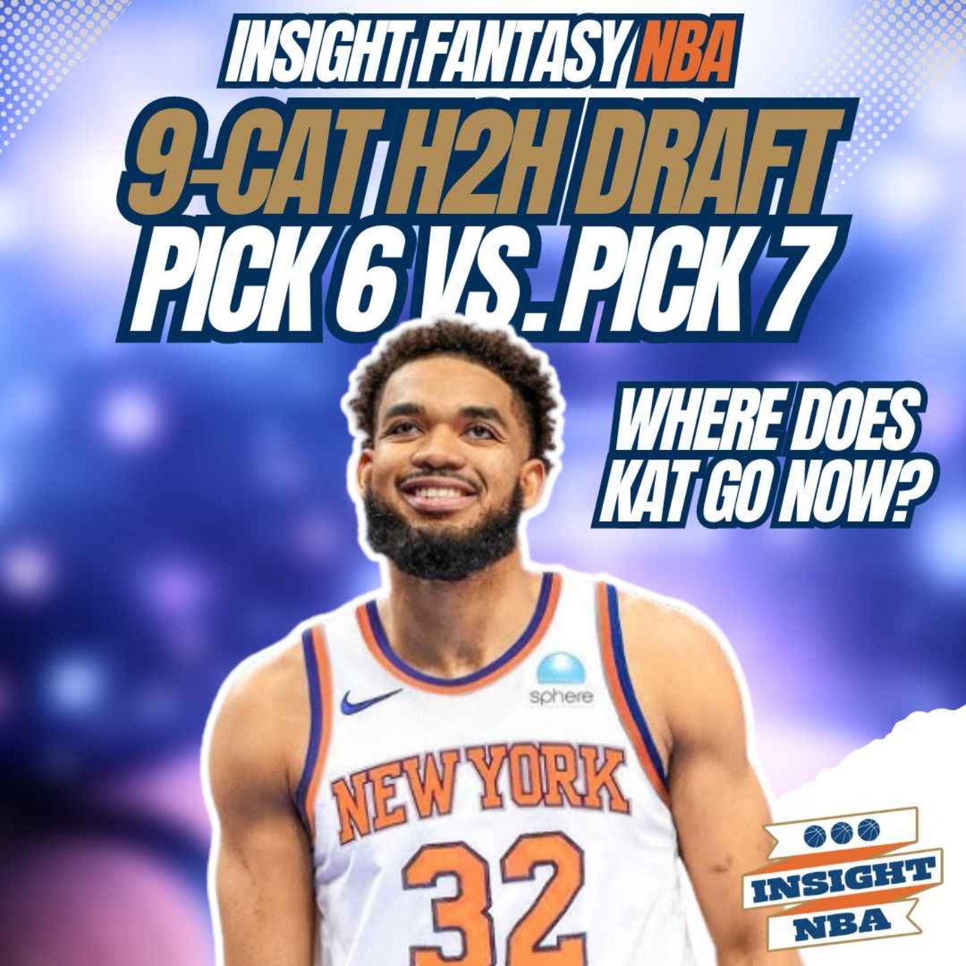 NBA Fantasy Basketball | FIRST POST KAT TRADE MOCK DRAFT | PICK 6 VS. PICK 7 episode artwork