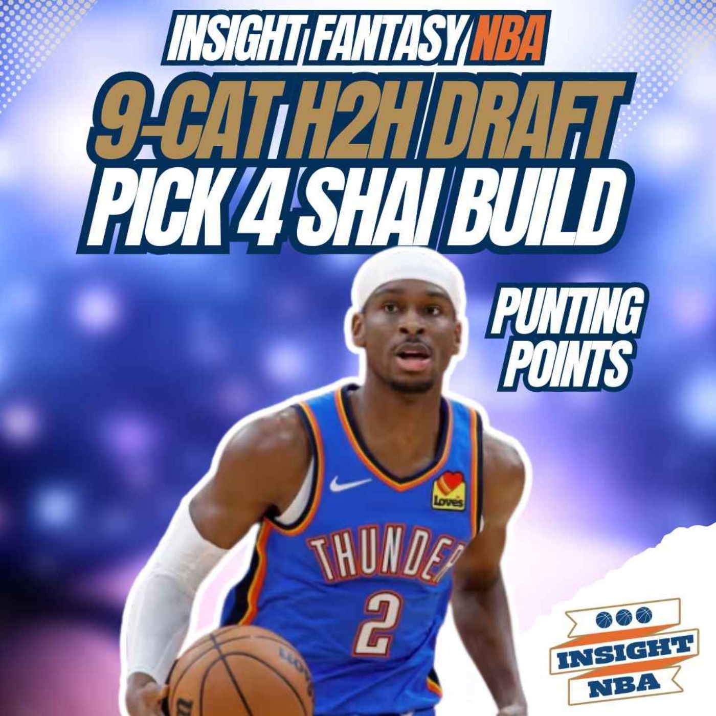 NBA Fantasy Basketball | Mock Draft Pick 4 | SGA BUILD | PUNTING POINTS episode artwork