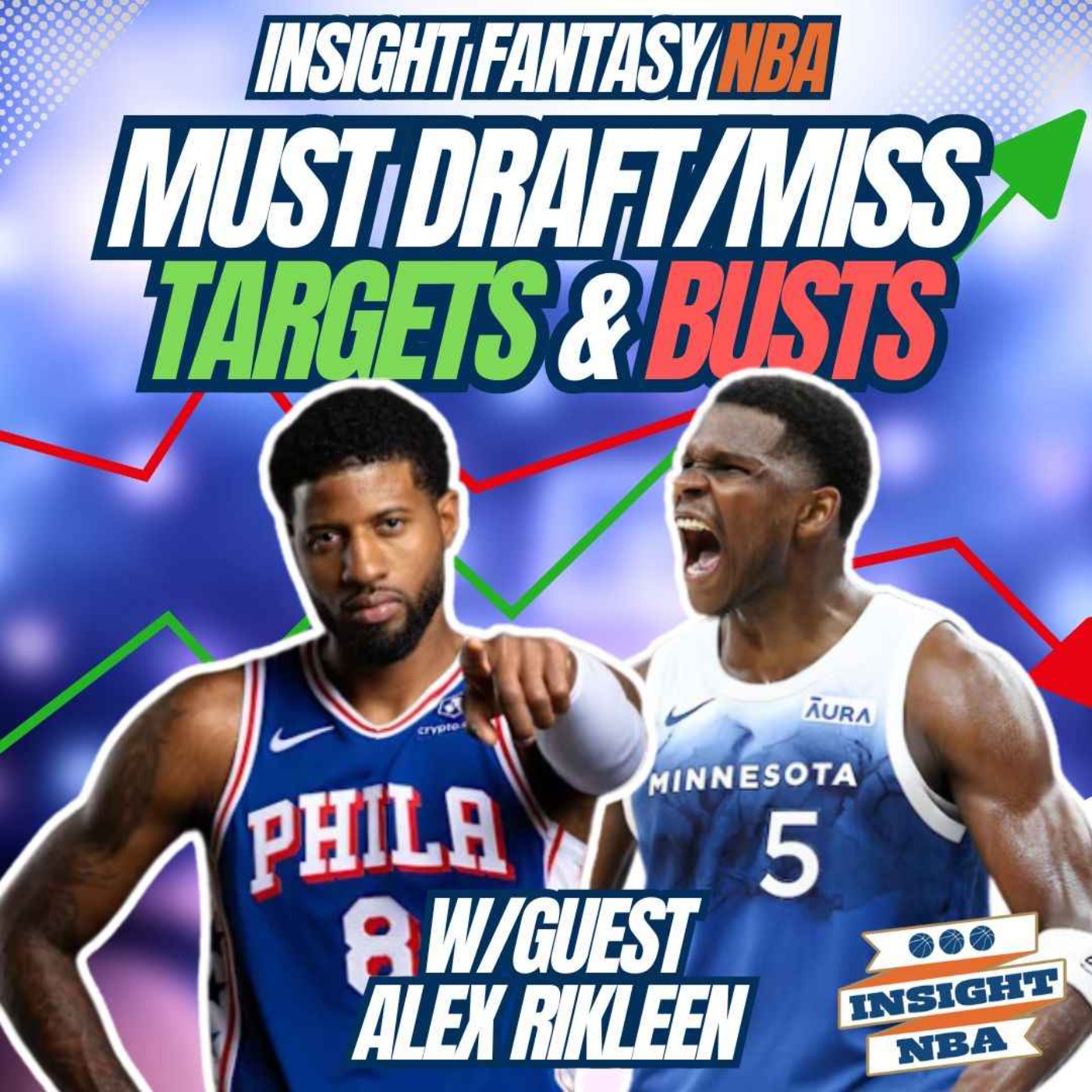 NBA Fantasy Basketball | MUST DRAFT/MISS LATEST TARGETS & BUSTS episode artwork