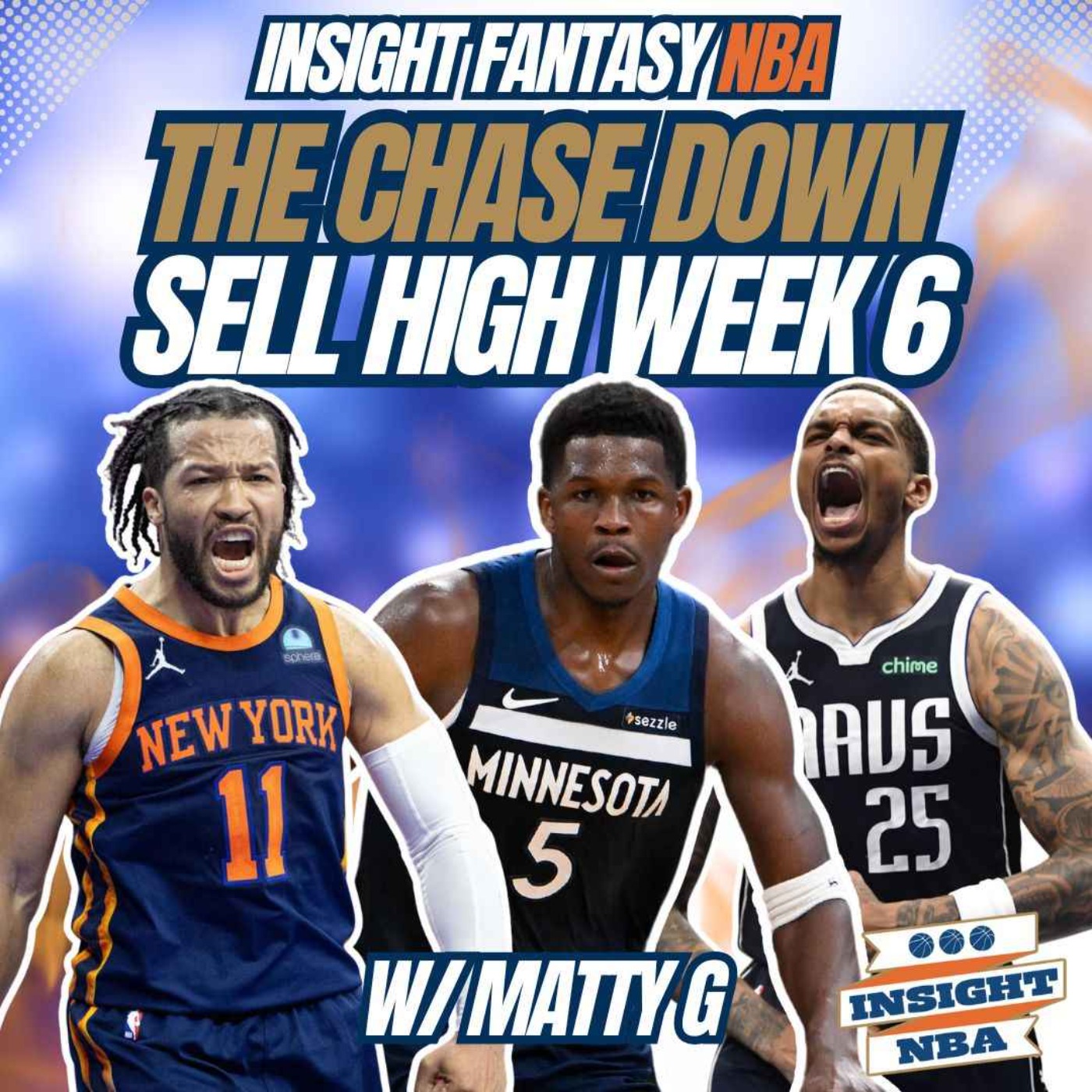 NBA Fantasy Basketball | SELL HIGH PLAYERS | THE CHASE DOWN WEEK 6 episode artwork