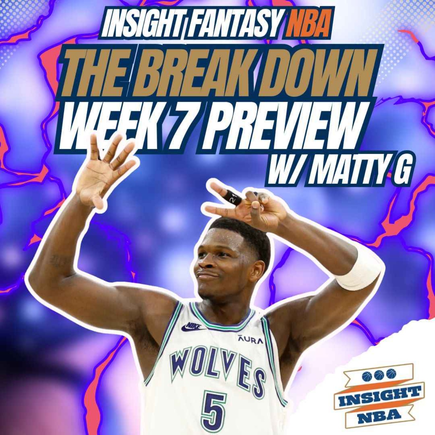 NBA Fantasy Basketball | Week 7 NBA PREVIEW | The Break Down | Waiver Adds & Injury Report episode artwork