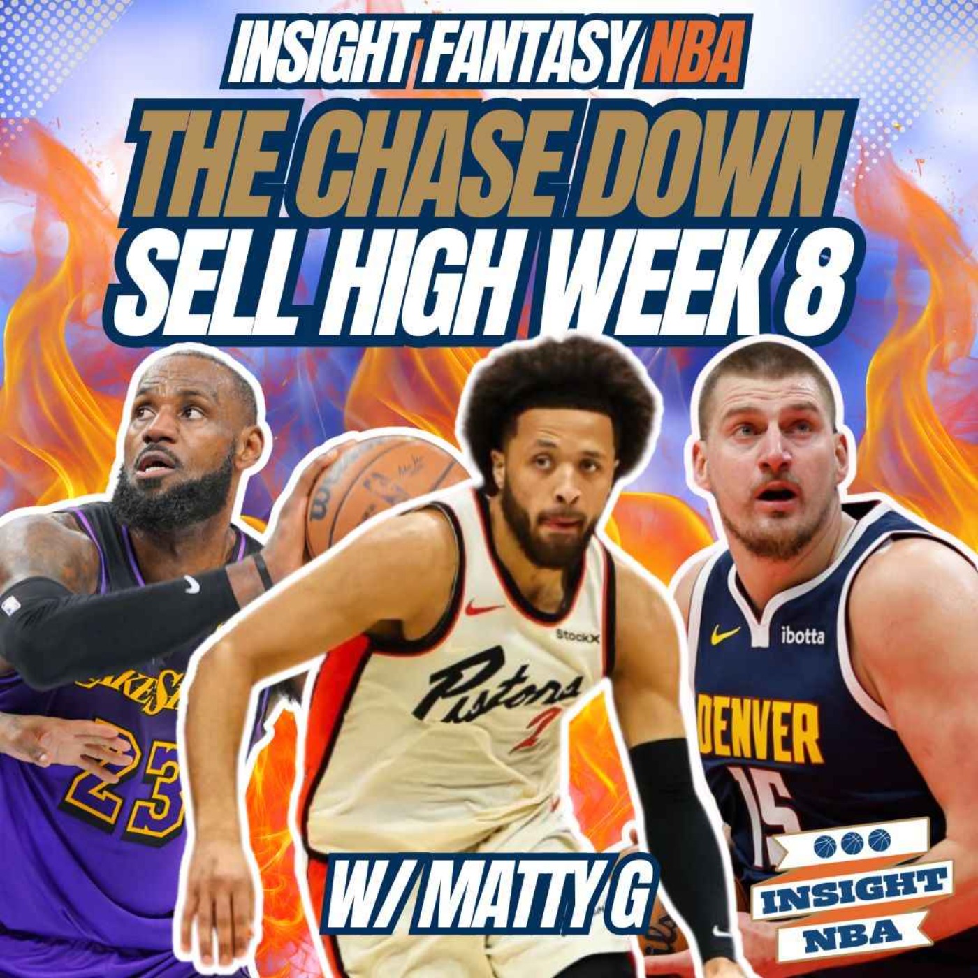 NBA Fantasy Basketball | SELL HIGH PLAYERS | THE CHASE DOWN WEEK 8 episode artwork