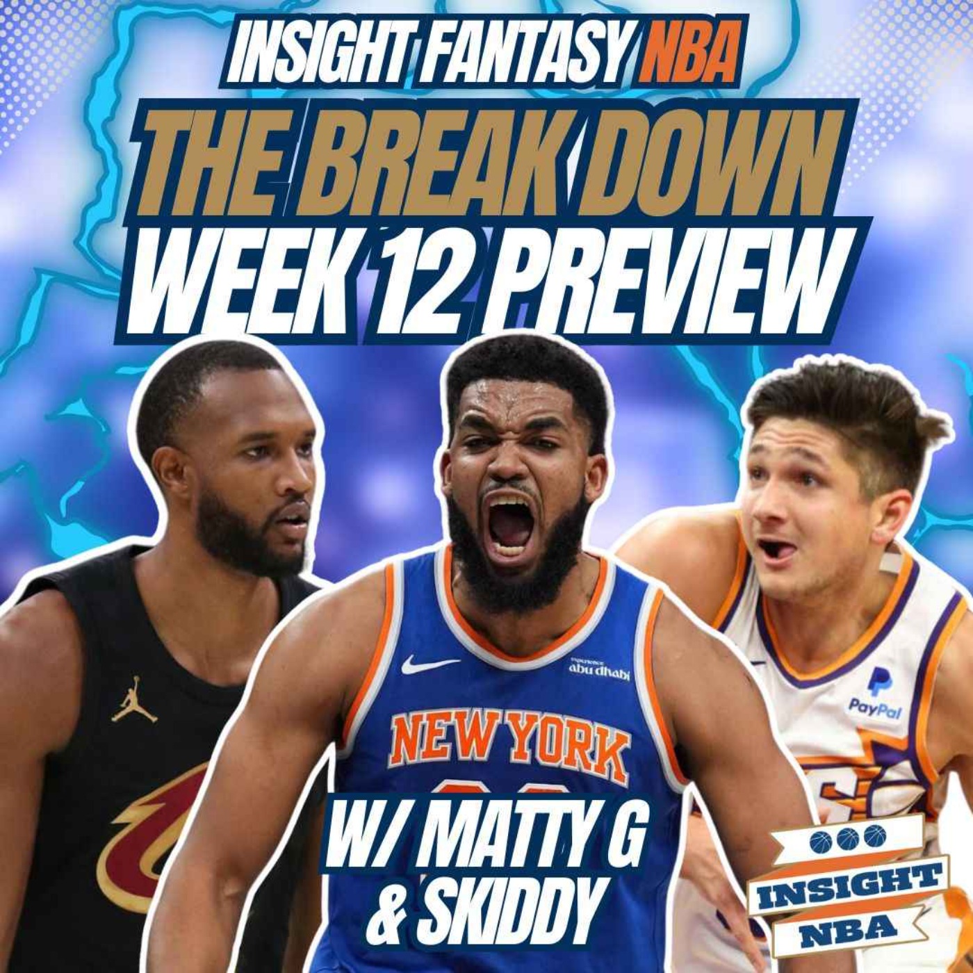 NBA Fantasy Basketball | WEEK 12 PREVIEW & STREAMERS | THE BREAK DOWN episode artwork