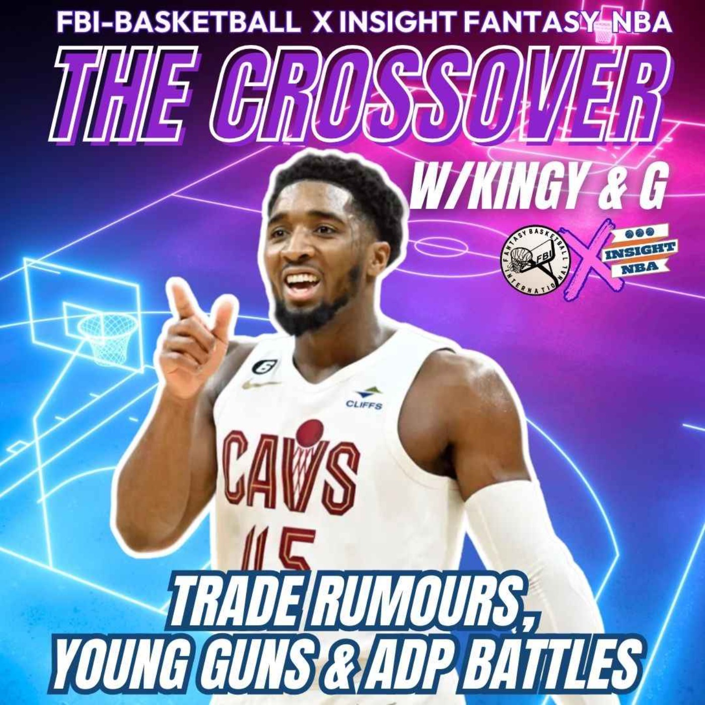 NBA Fantasy Basketball | Trade Rumours, Young Guns & ADP Battles | The Crossover w/Kingy and G episode artwork