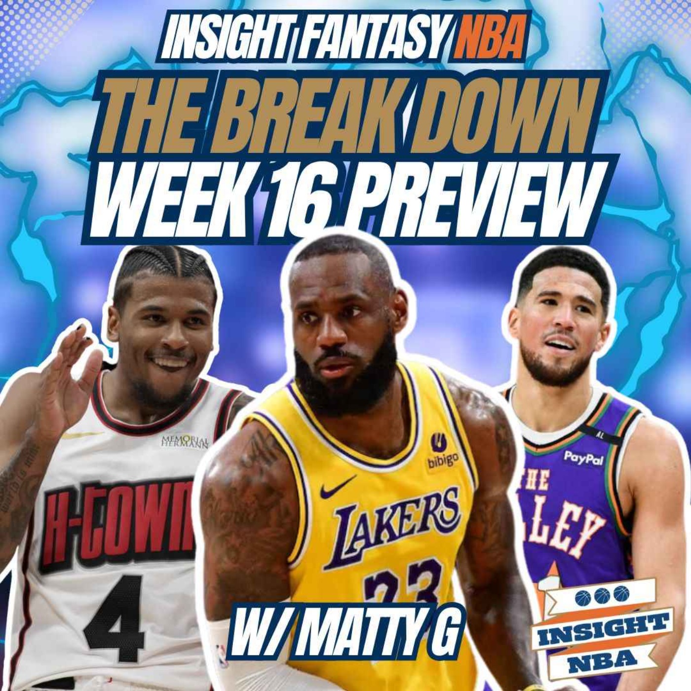 NBA Fantasy Basketball | WEEK 16 PREVIEW & STREAMERS | THE BREAK DOWN episode artwork