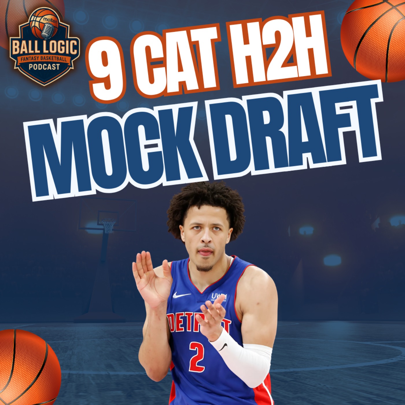 ESPN Mock Draft | 12 Team 9-Category H2H episode artwork