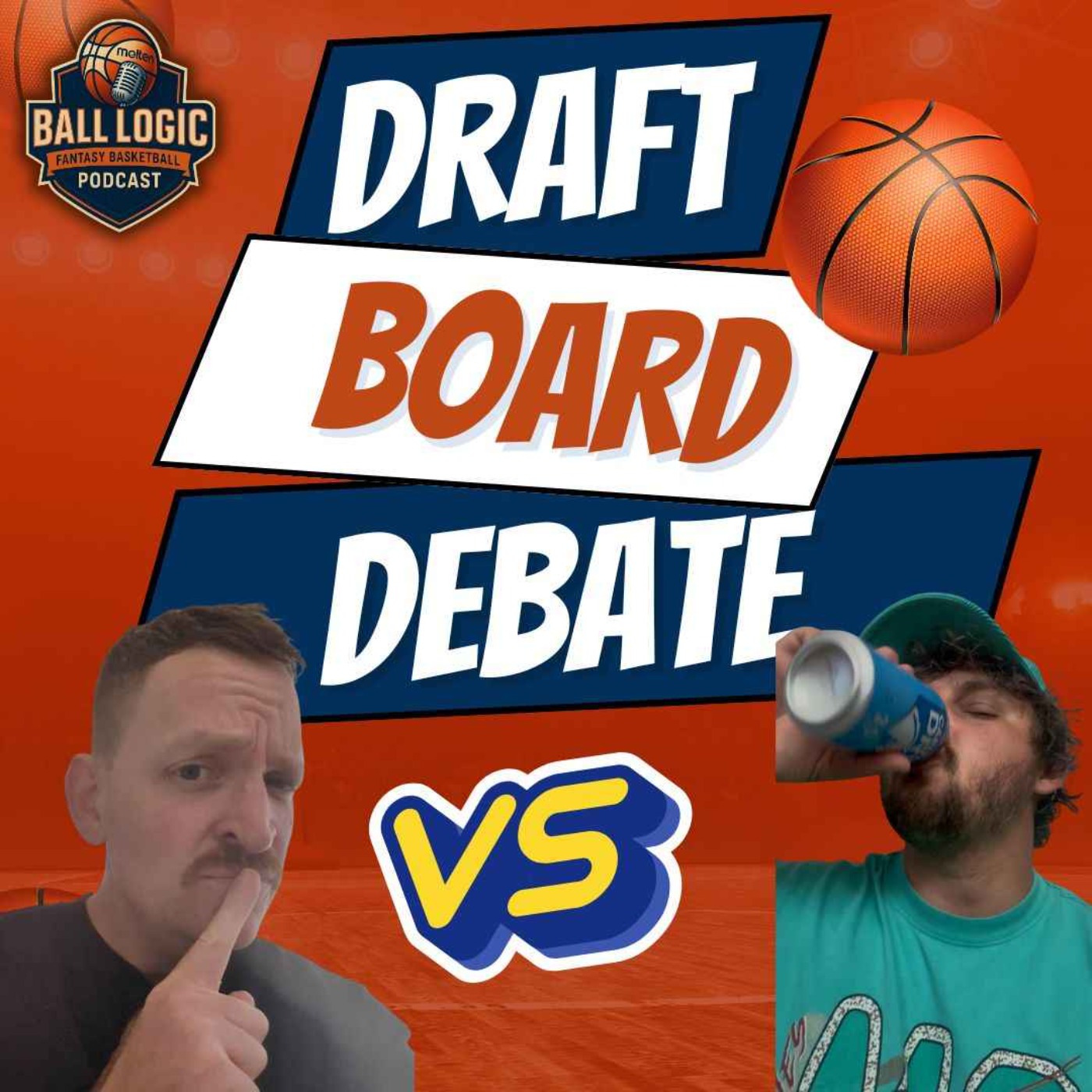 NBA Fantasy Basketball | Draft Board Battle - Mattrix vs Malley episode artwork