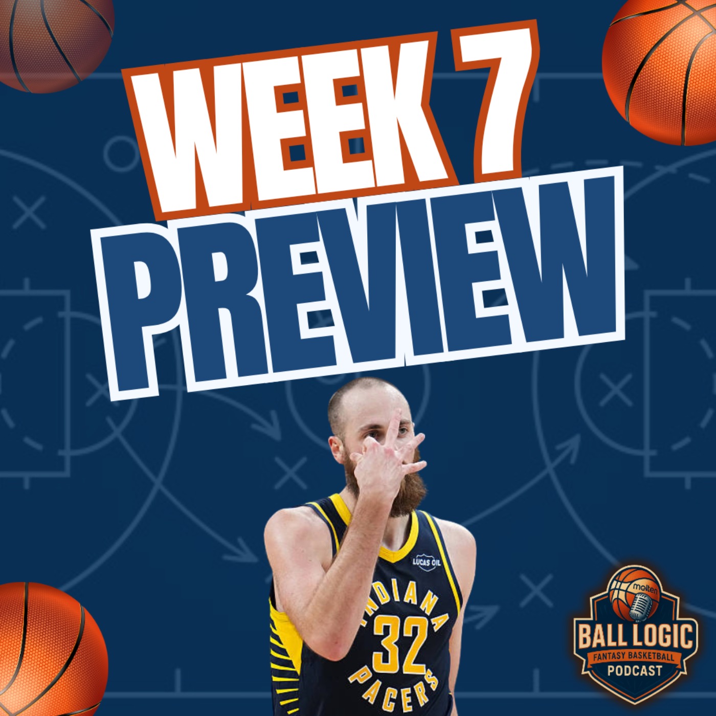 NBA Fantasy Basketball | Week 7 Preview - Waiver Wire Targets and Weekly Schedule episode artwork