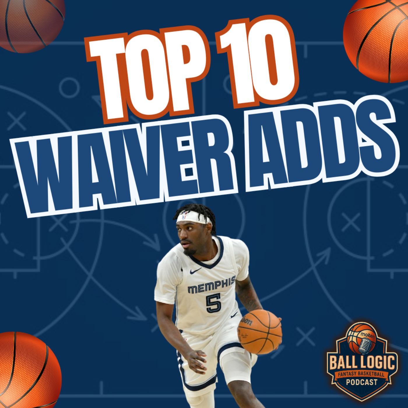 NBA Fantasy Basketball | Weekend Waiver Wire Targets | The Top 10! episode artwork