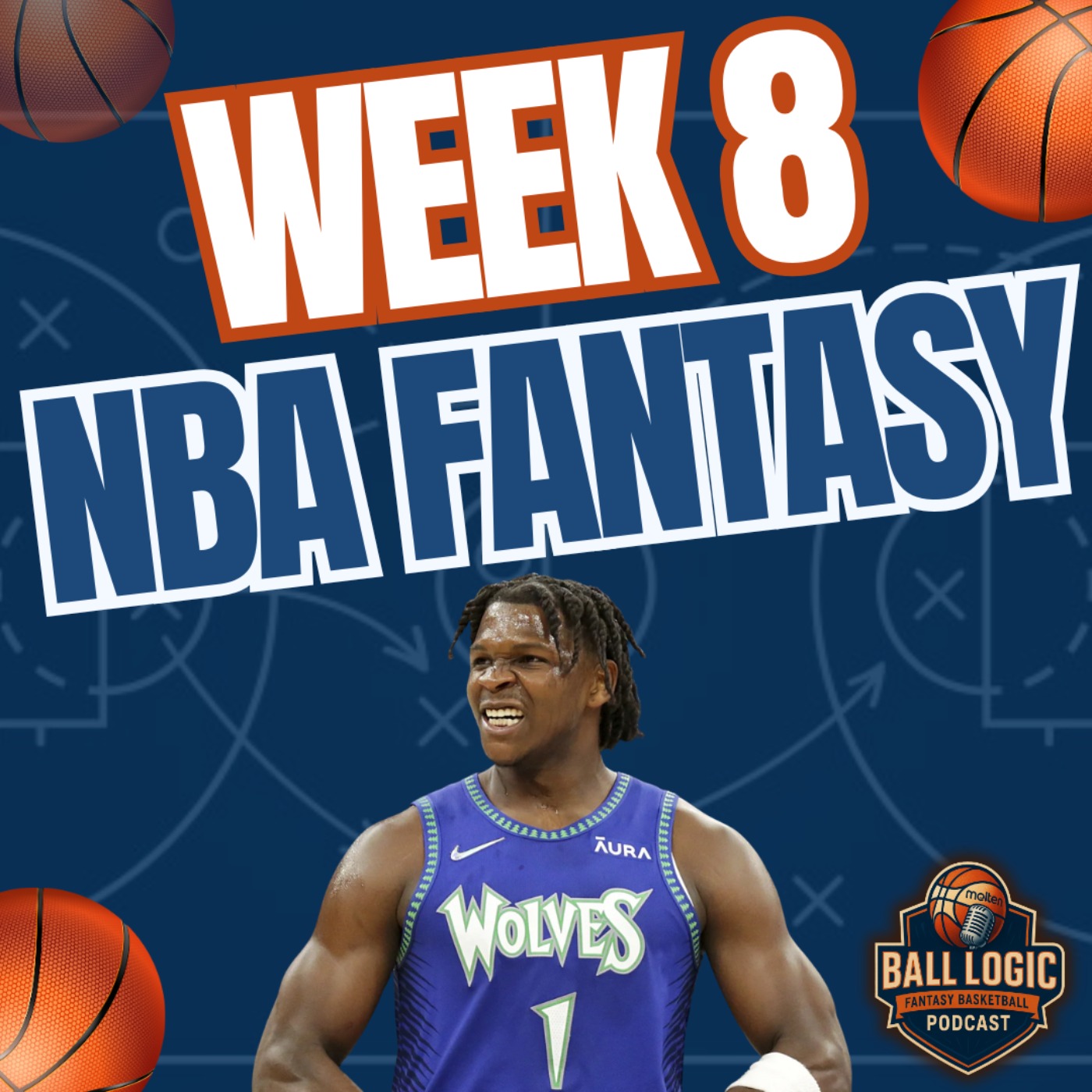 NBA Fantasy Basketball | Week 8 Preview - Waiver Wire Targets and Weekly Schedule episode artwork