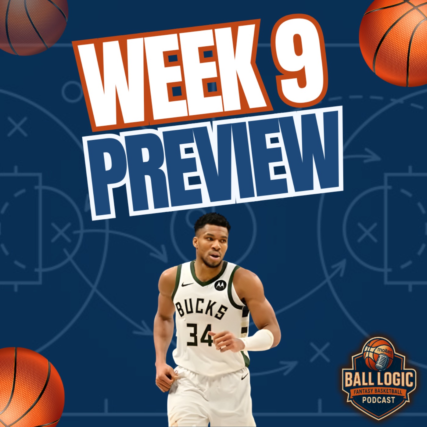 NBA Fantasy Basketball | Week 9 Preview - Waiver Wire Targets and Weekly Schedule episode artwork