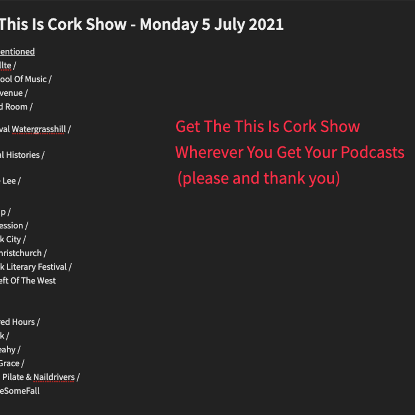 This Is Cork Podcast