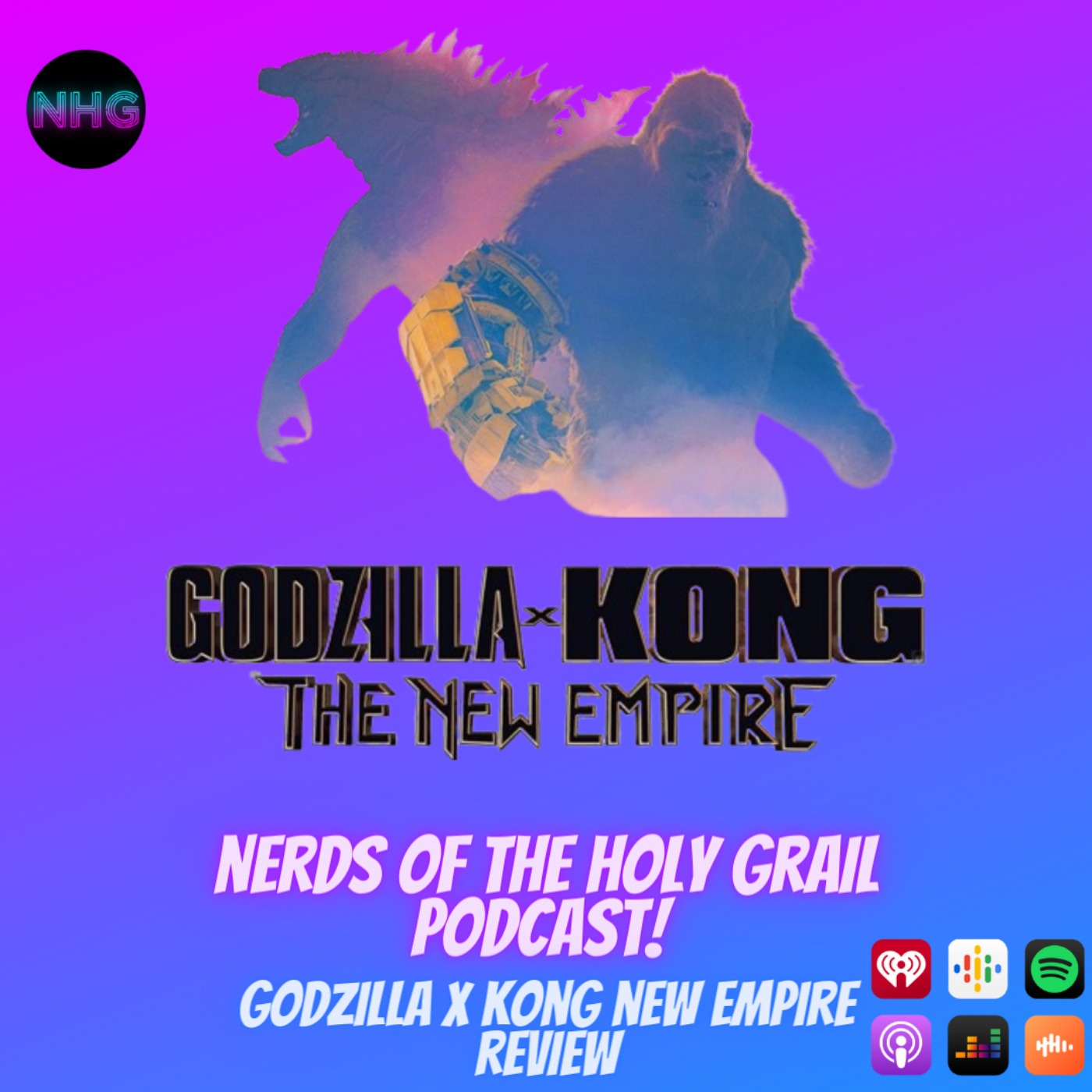 cover art for Godzilla X Kong New Empire