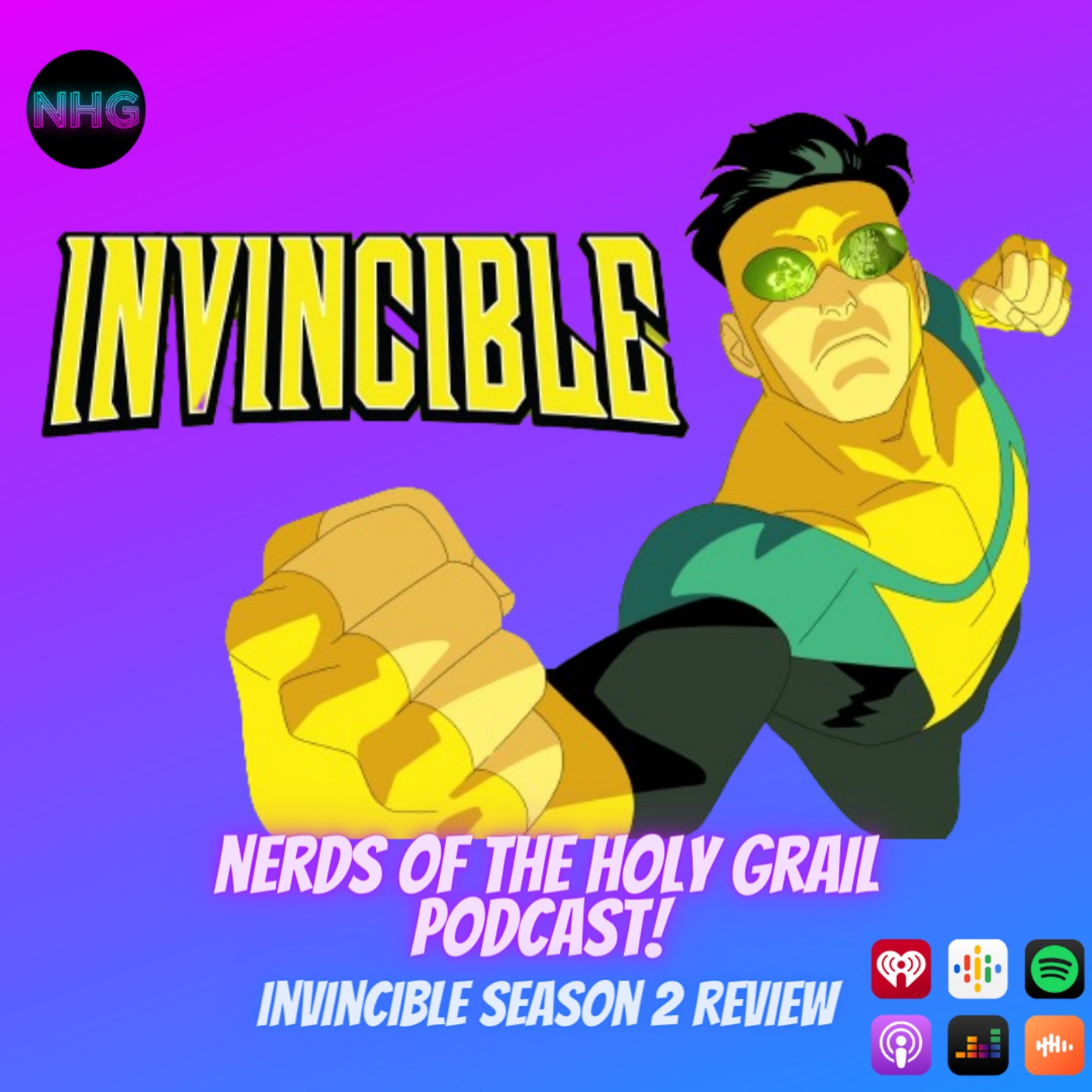 cover art for Invincible Season 2
