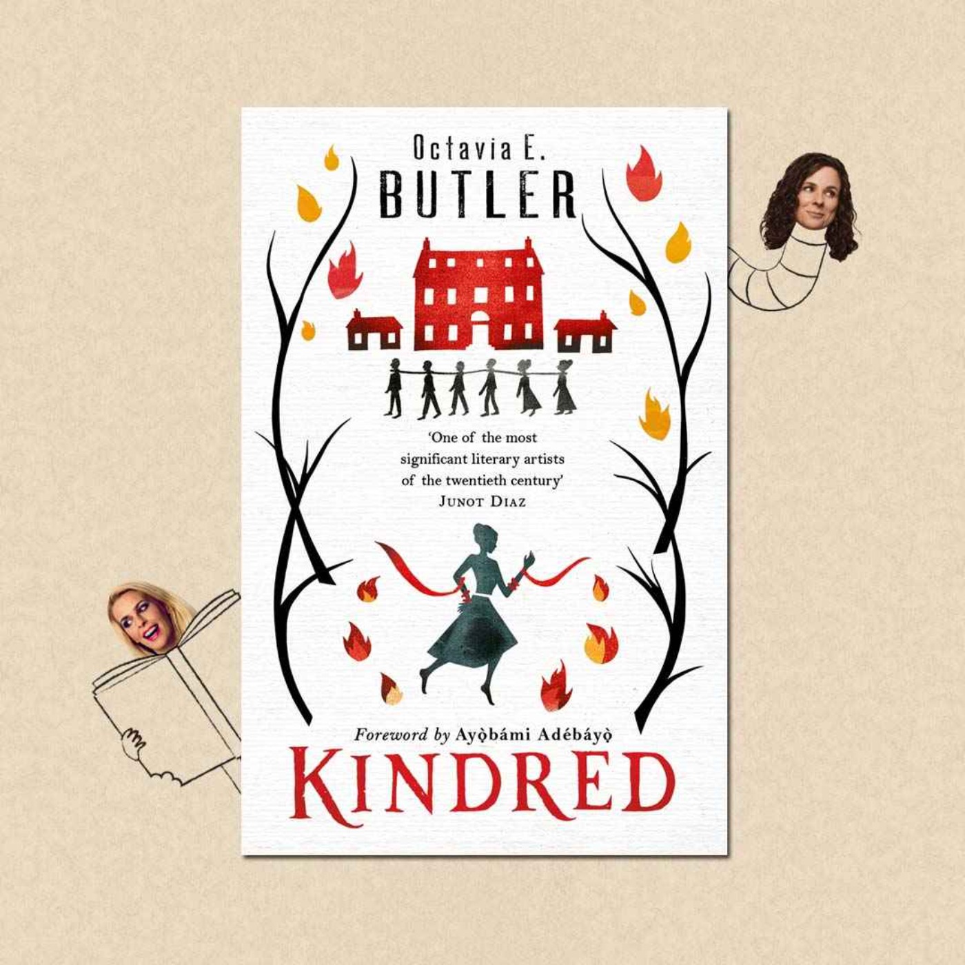 cover art for Kindred by Octavia E. Butler with Andi Osho