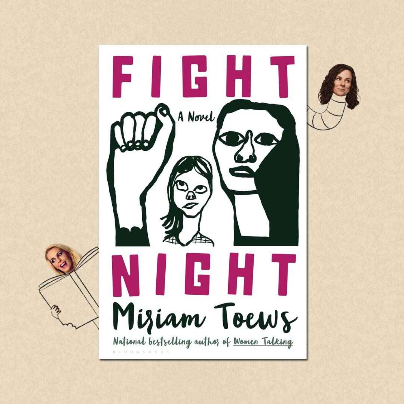 cover art for Fight Night by Miriam Toews
