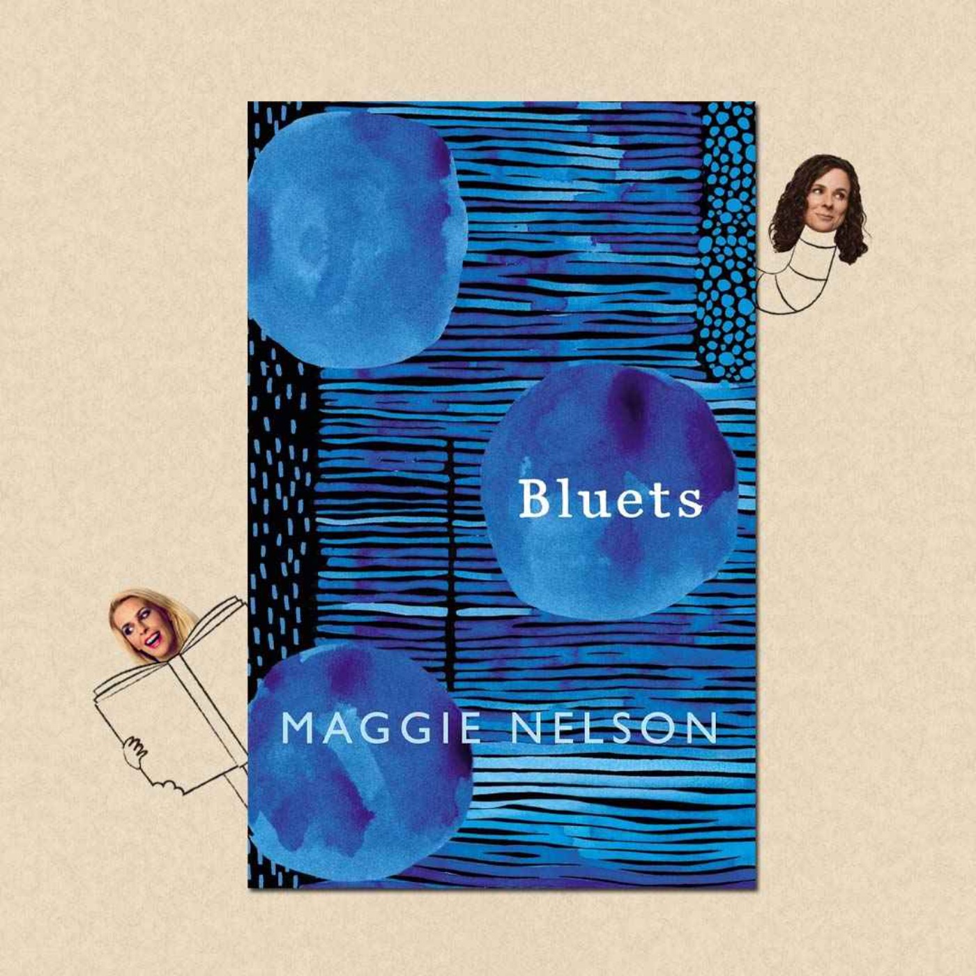 cover art for Bluets by Maggie Nelson with Katy Wix