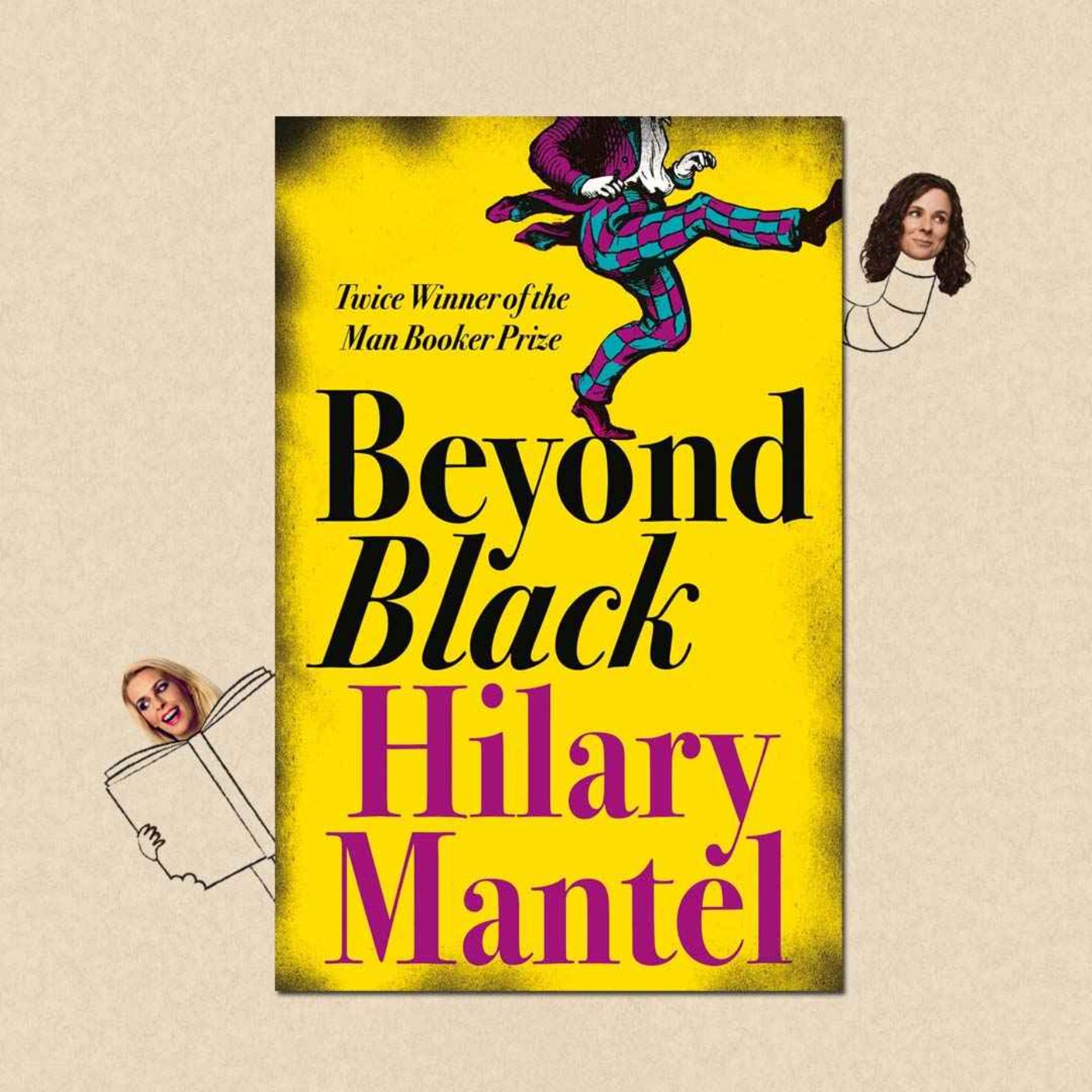 cover art for Beyond Black by Hilary Mantel with Mike Wozniak