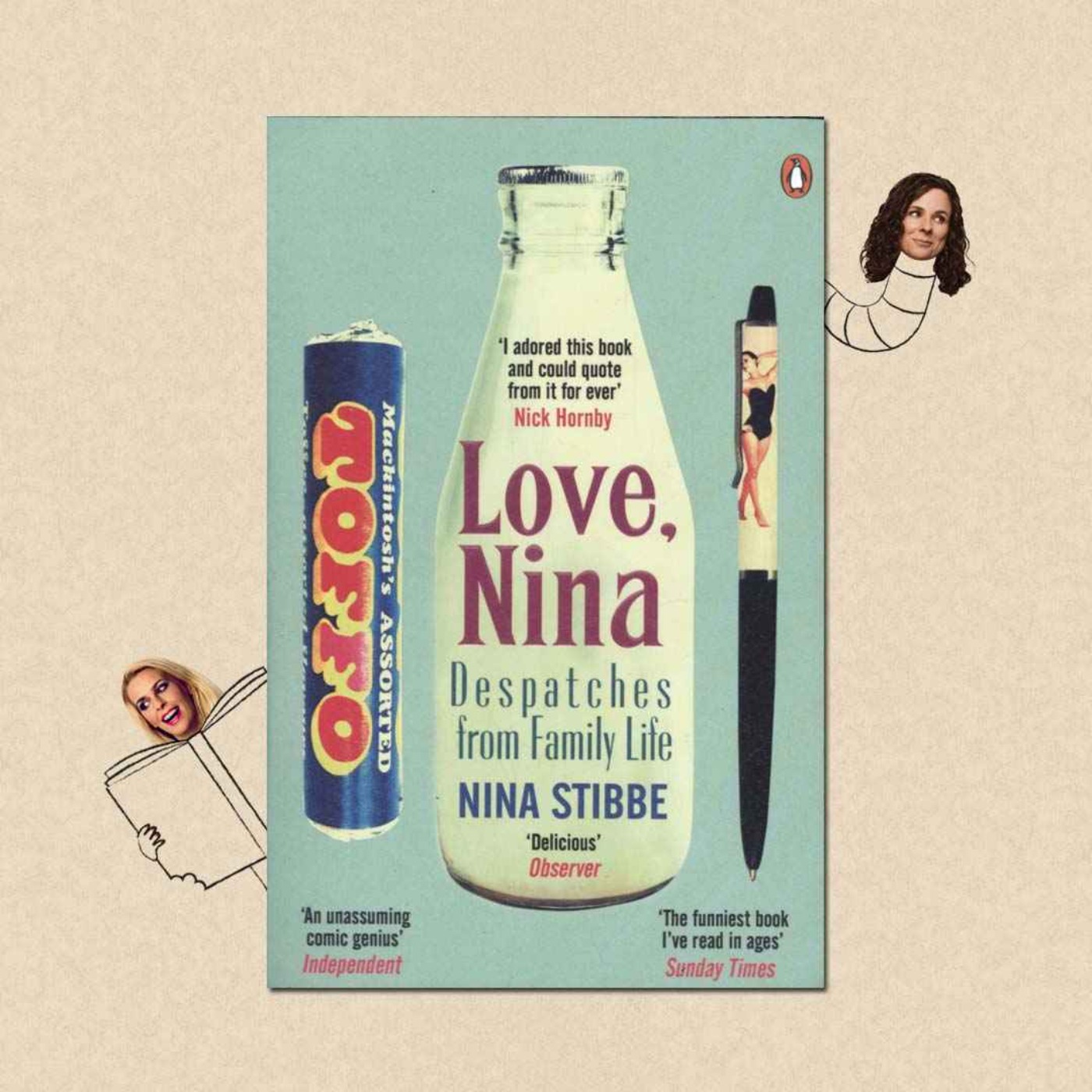 cover art for Love, Nina by Nina Stibbe with Rachel Parris