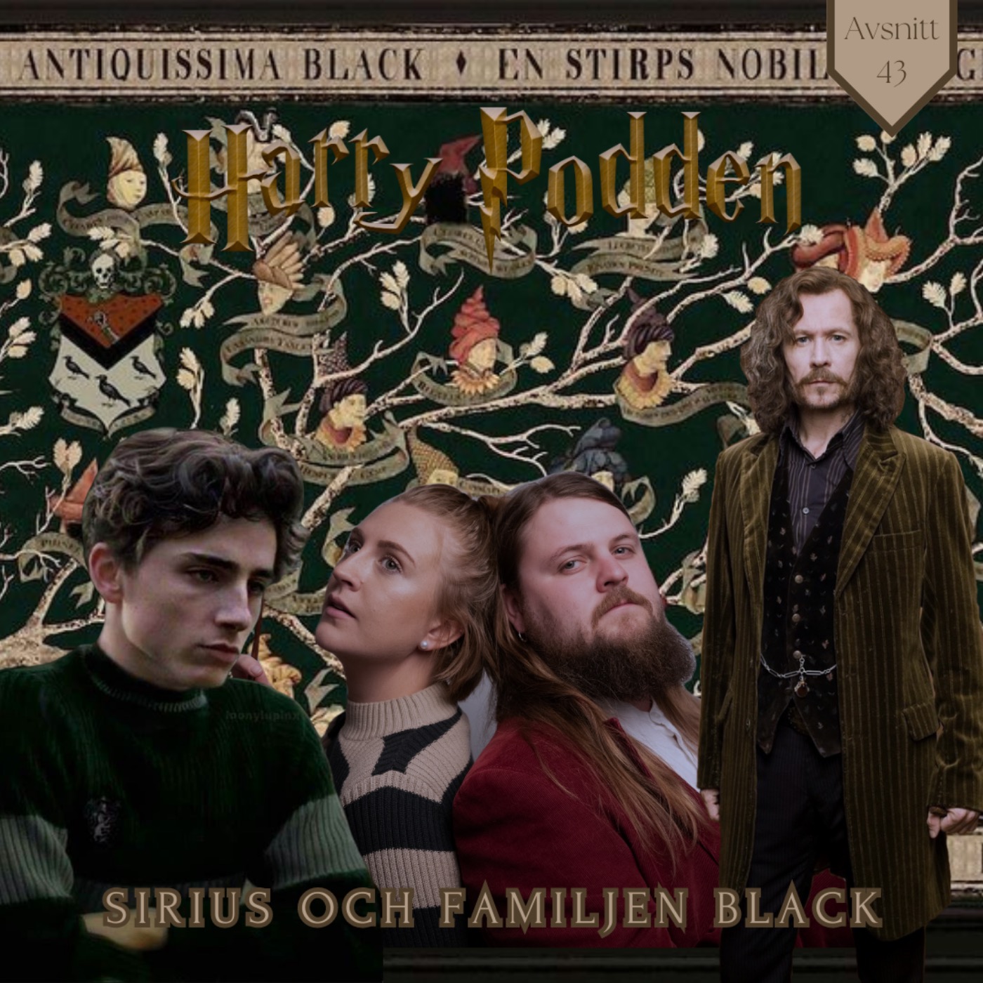 cover art for Sirius och familjen Black