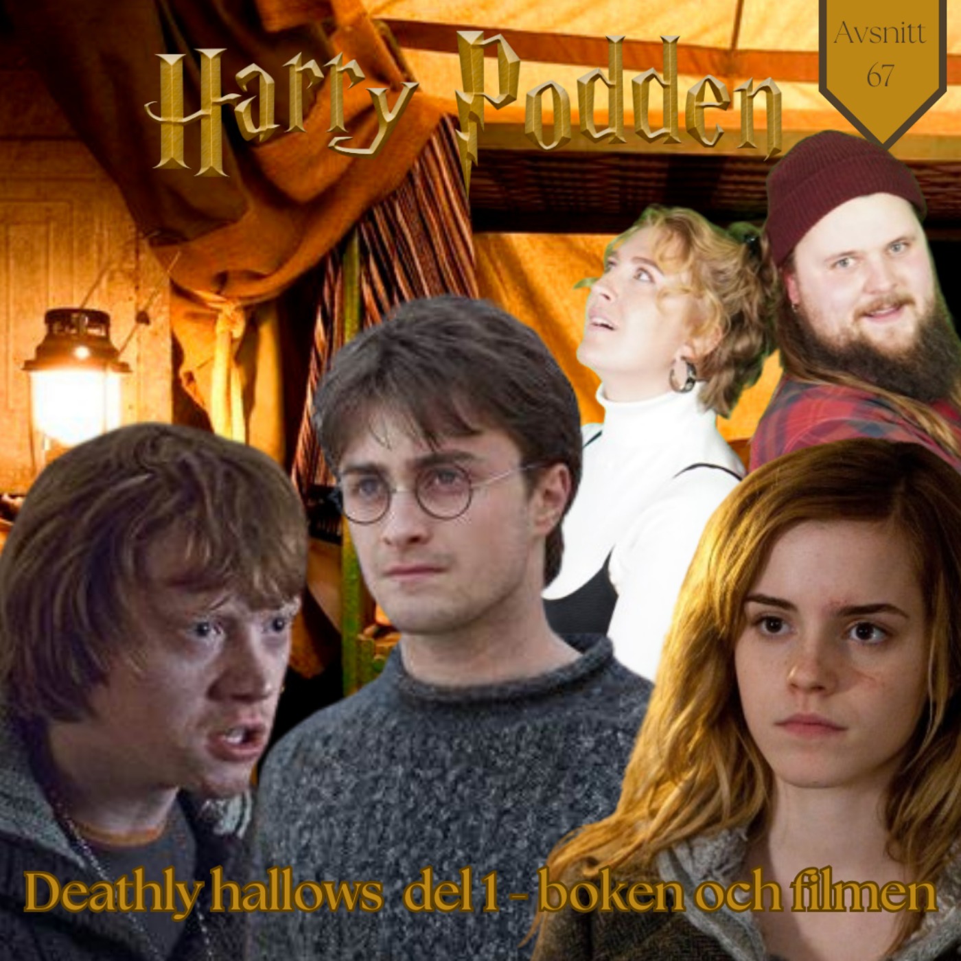 cover art for Deathly hallows del 1 - boken och filmen