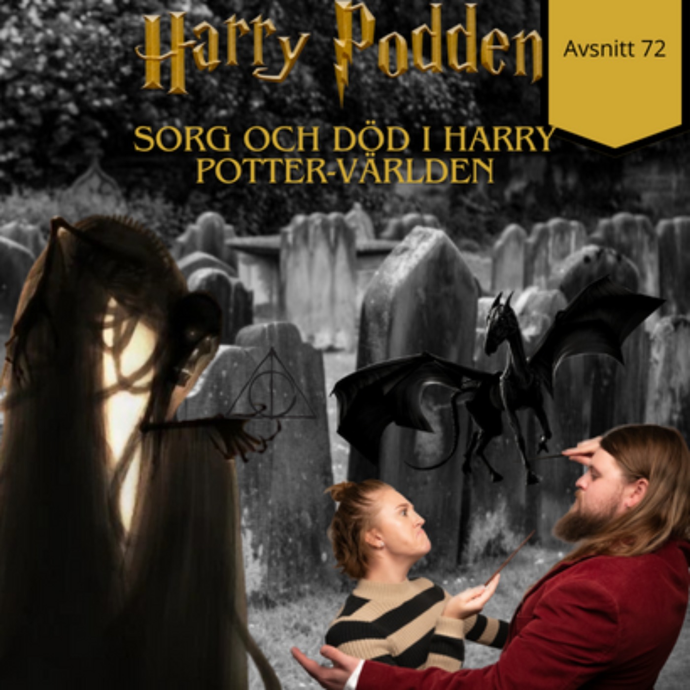 cover art for Sorg och död i Harry Potter-världen