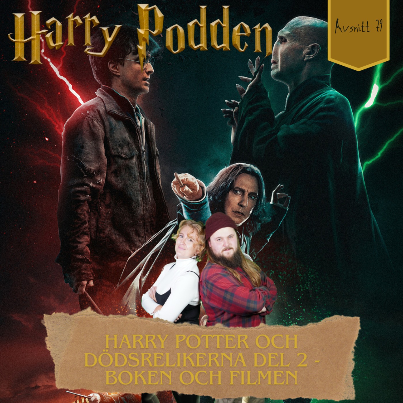 cover art for Harry Potter och dödsrelikerna del 2- boken och filmen