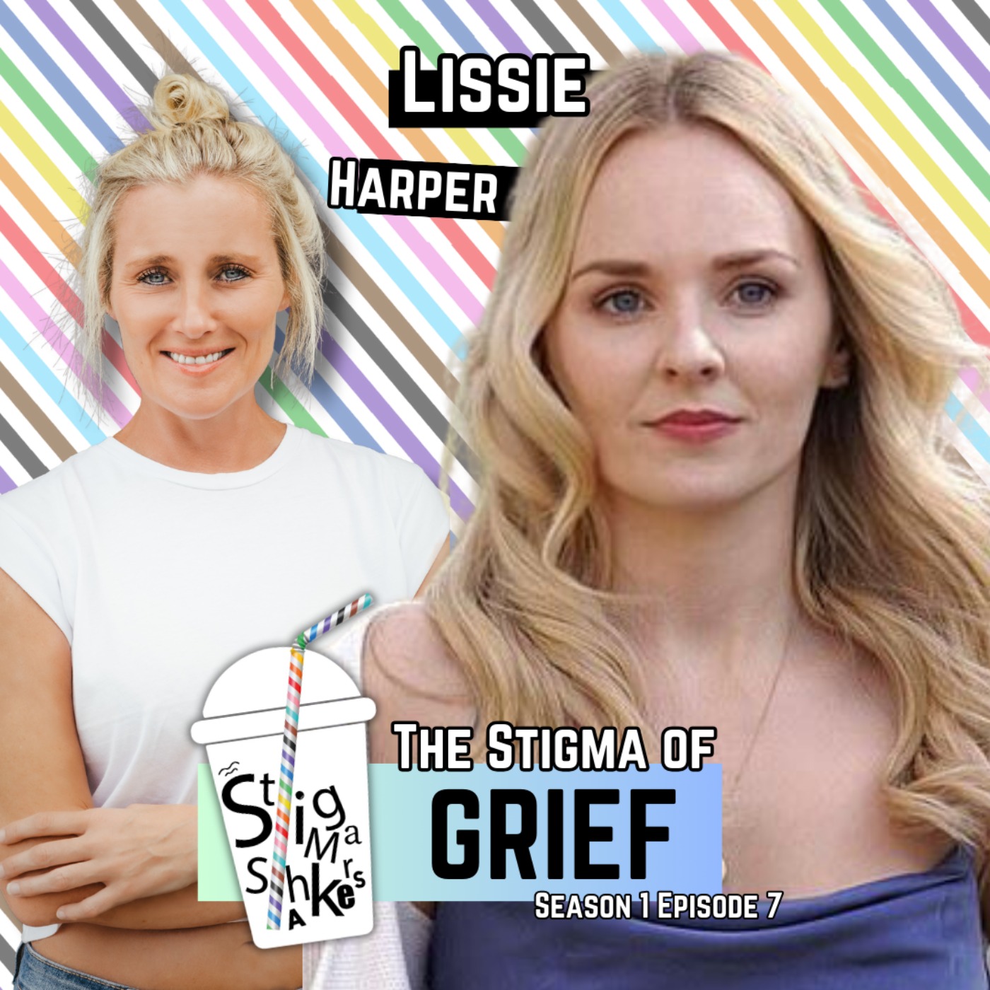 cover art for “Grief Isn't Like the Movies”: The Stigma of Grief  with Lissie Harper MBE