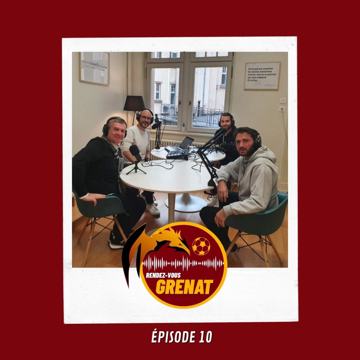 #10 - RDV Grenat (08/11) : Patrick Scharf, Jérémy Antonoff (Culture Grenat) & Thomas Fullenwarth (ex-joueur du centre de formation)