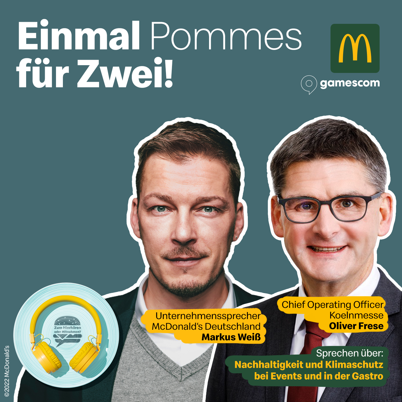 cover art for Einmal Pommes für Zwei: Live von der gamescom - Klimaschutz als Gamechanger?