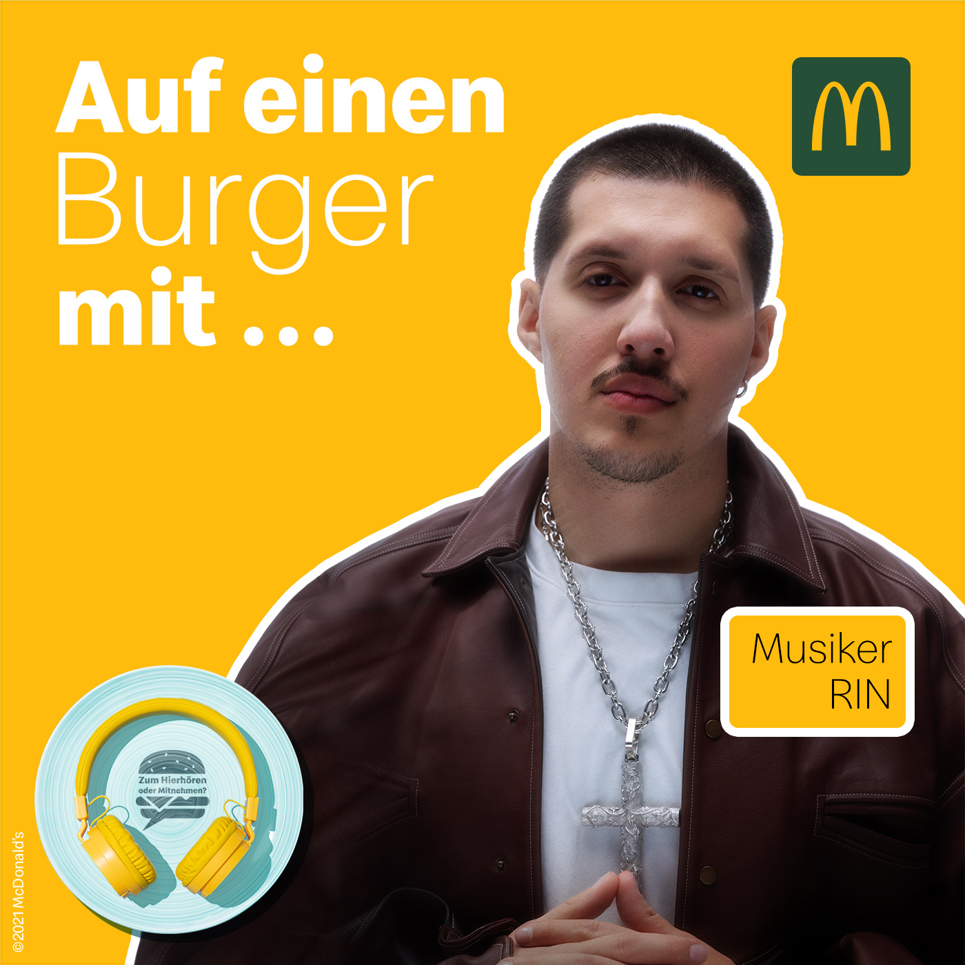 cover art for Auf einen Burger mit ... Musiker RIN
