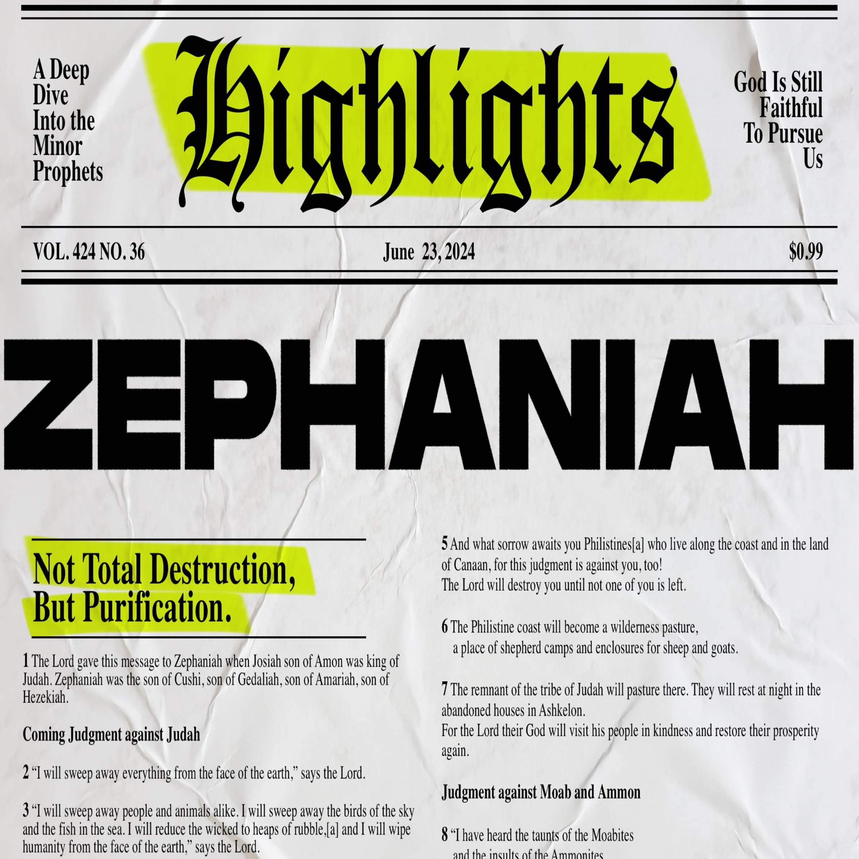 Highlights: Week 9 - Zephaniah: The Heart of the Father episode artwork