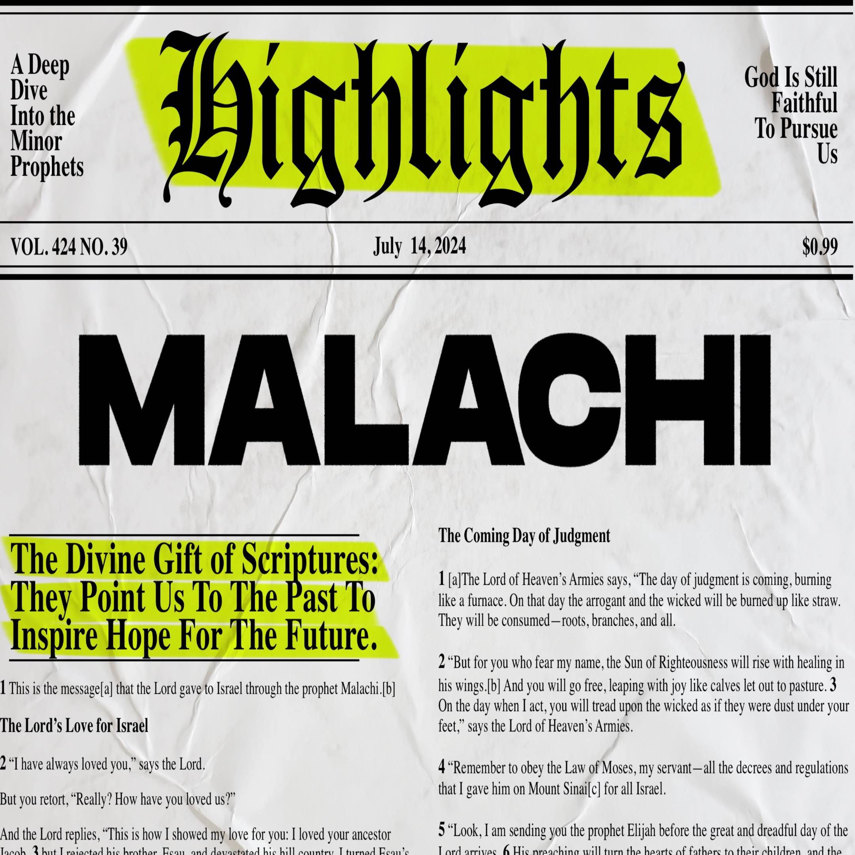Highlights: Week 12 - Malachi: LACK episode artwork