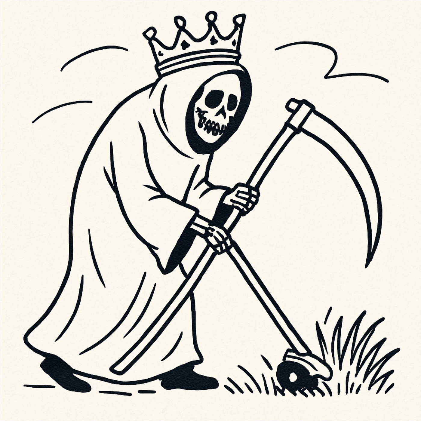 The Necromantrix Earns Her Scythe or The Mower King