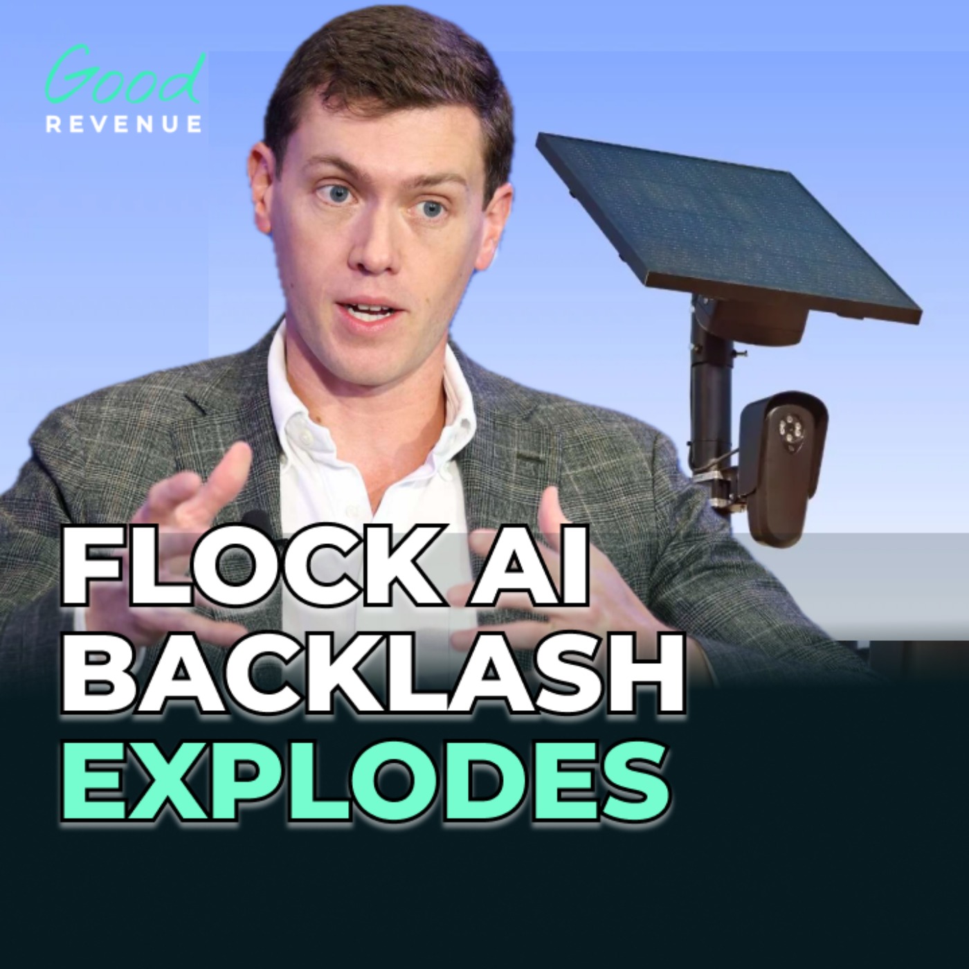 Flock AI Cameras 71% Wrong: US Mad, CEO Doesn't Care episode artwork