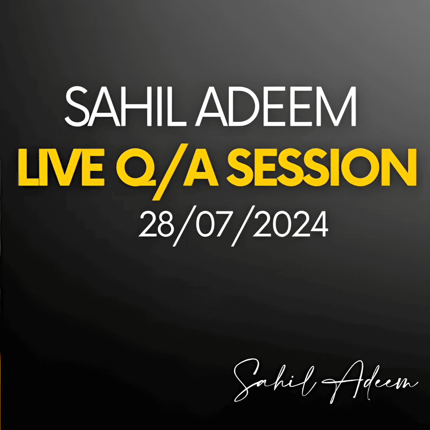 Sahil Adeem Live Q/A Session | Latest Session | Sahil Adeem Podcast