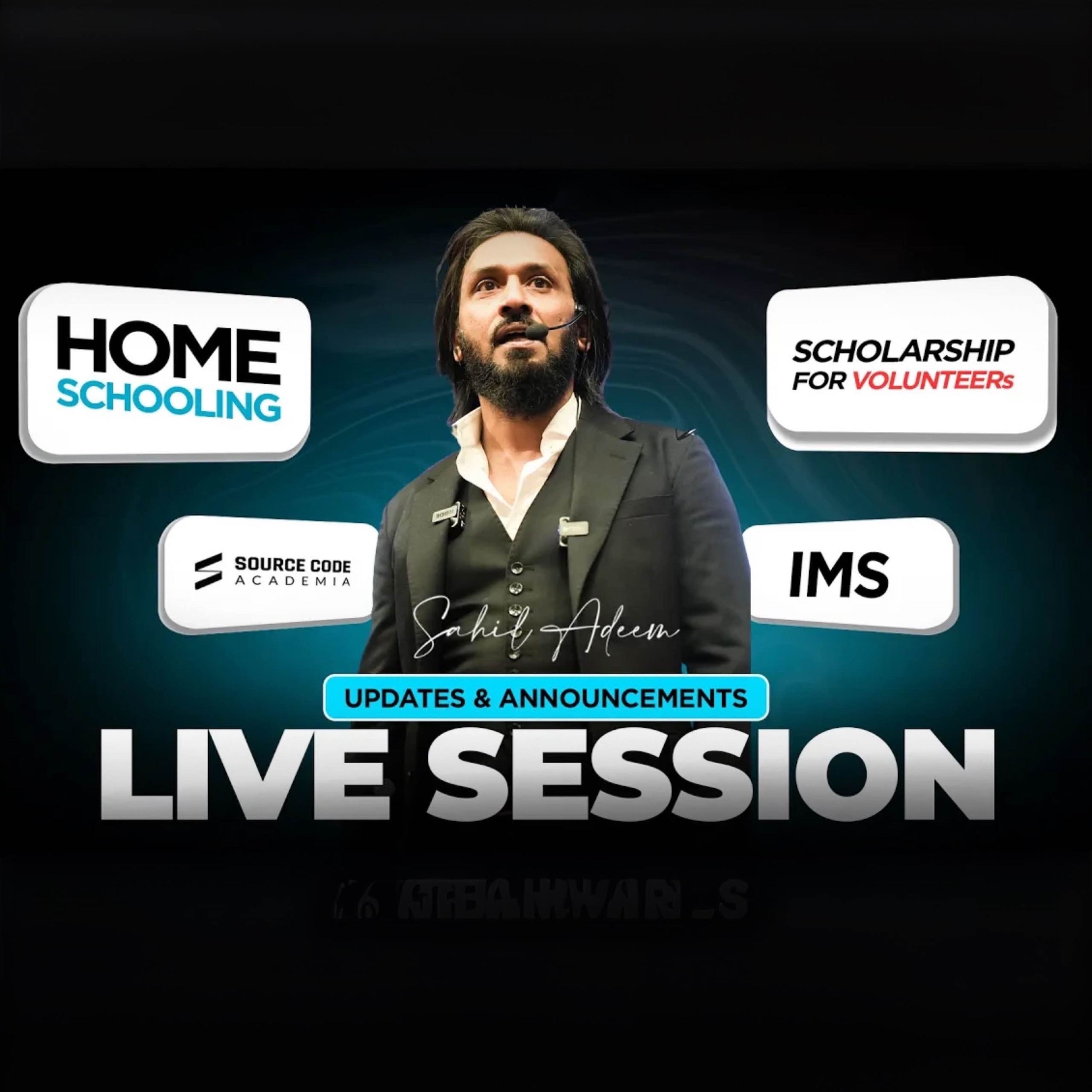 Public Q⧸A - live Session｜Updates & Announcements - Sahil Adeem Podcast