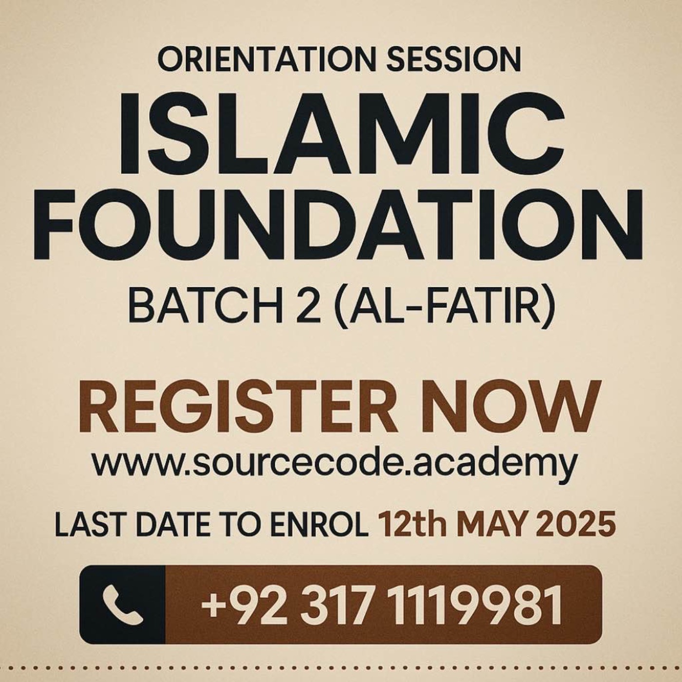 Islamic Foundation Orientation Session | Sahil Adeem Podcast