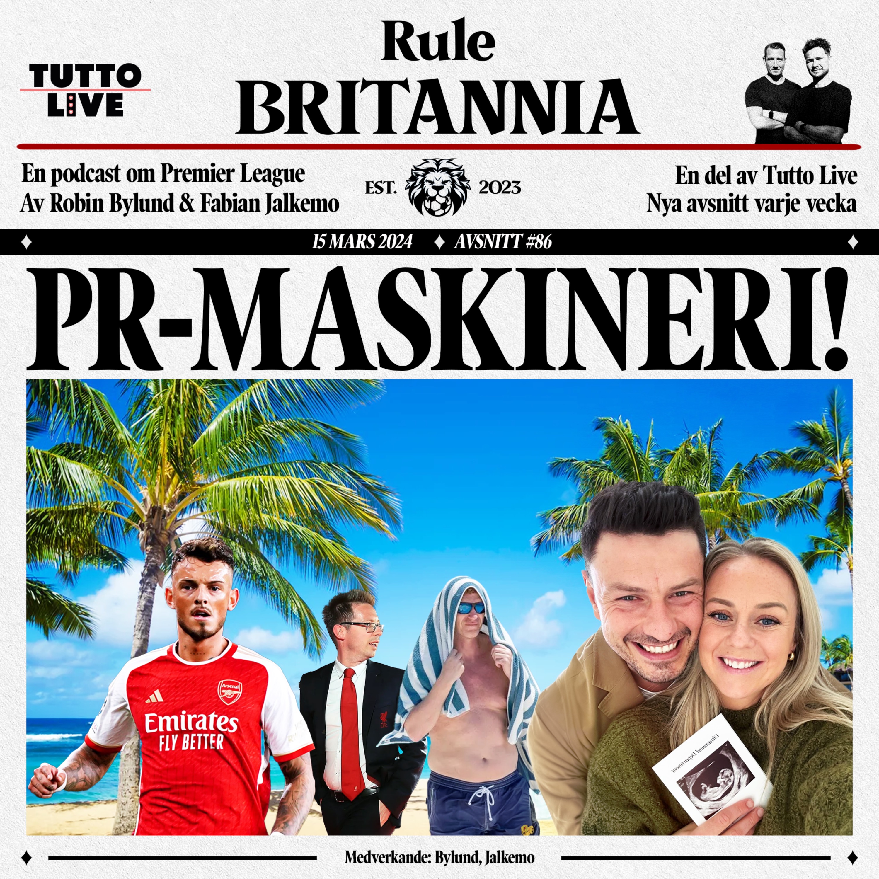 cover art for RULE BRITANNIA #86 - PR-MASKINERI!